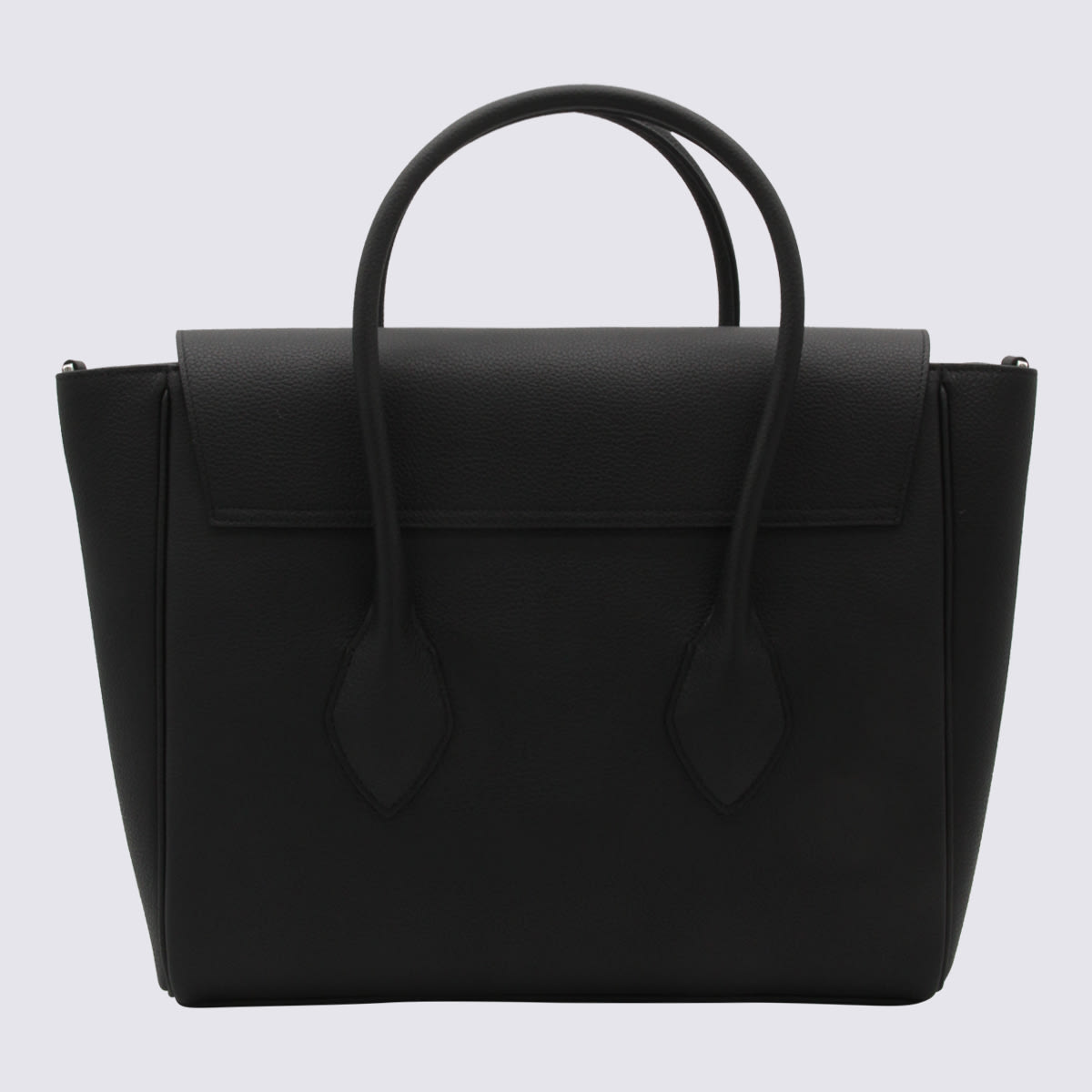Salvatore Ferragamo Black Leather Easy West Tote Bag - Tote