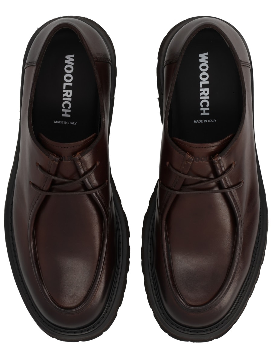 Woolrich Moccasin Upland In Burgundy