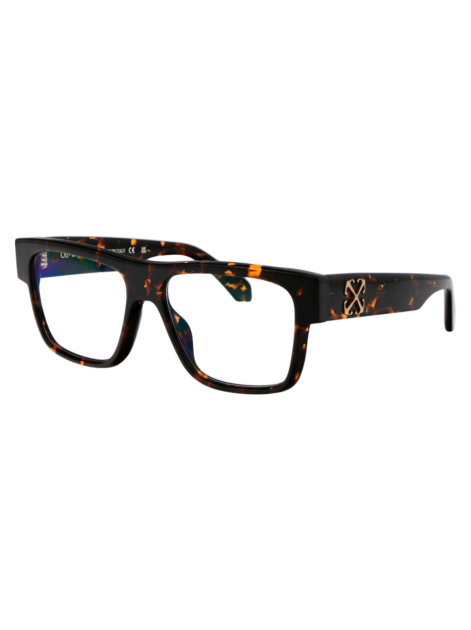 Shop Off-white Optical Style 60 Glasses In 6000 Havana