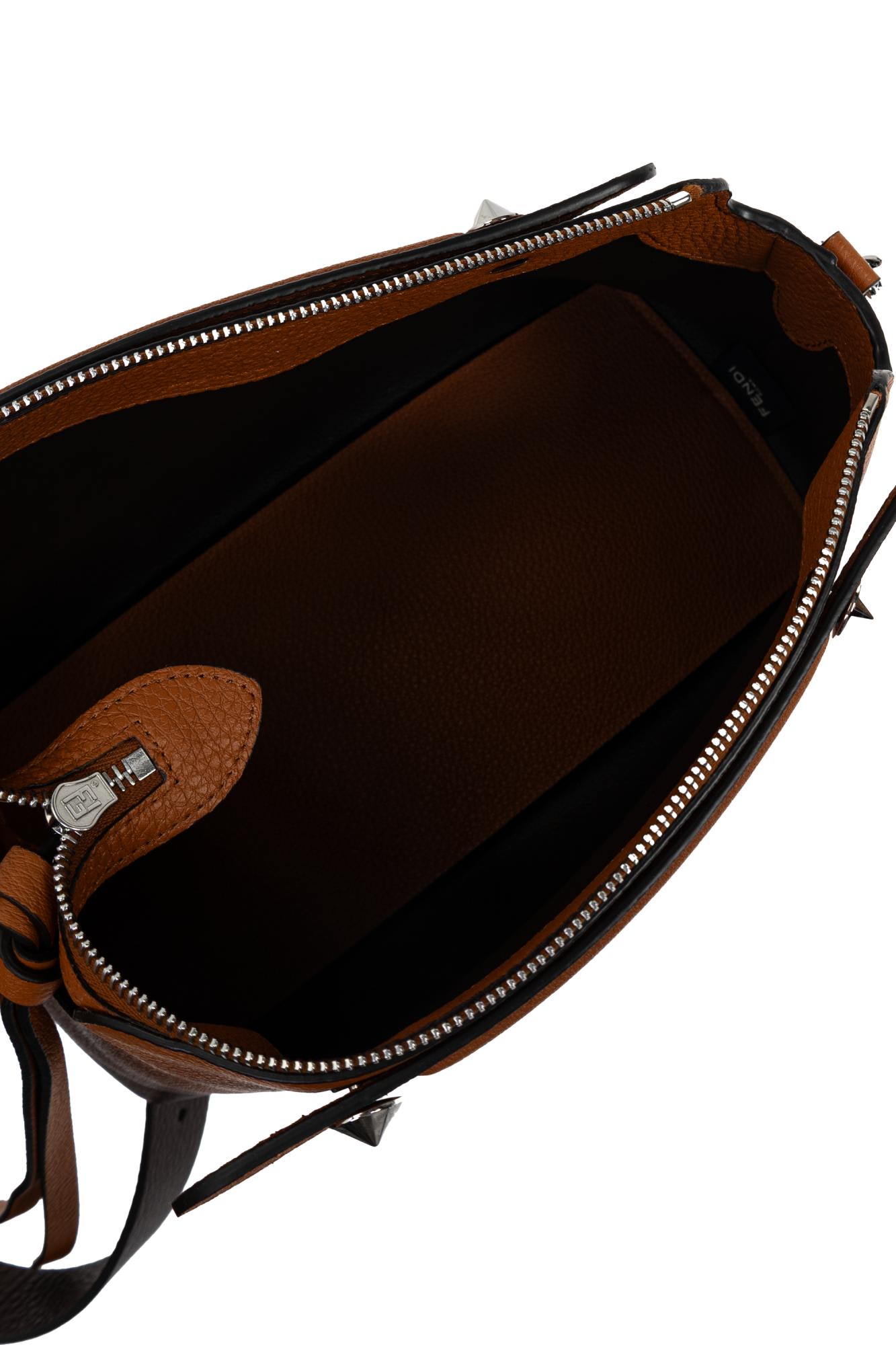 Fendi Handbag By The Way Soft Medium In Burgundy