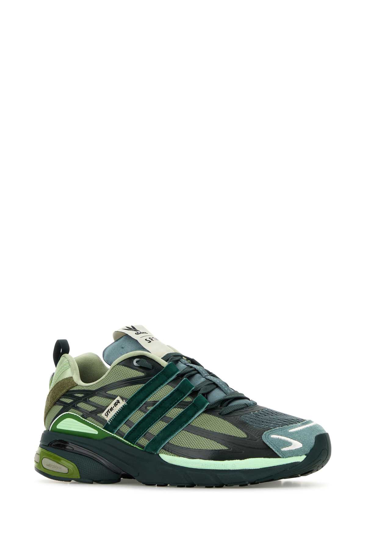 Adidas Originals Multicolor Leather And Mesh Adidas X Song For The Mute Adistar Cushion Sneakers In Shagrncgreenboonix