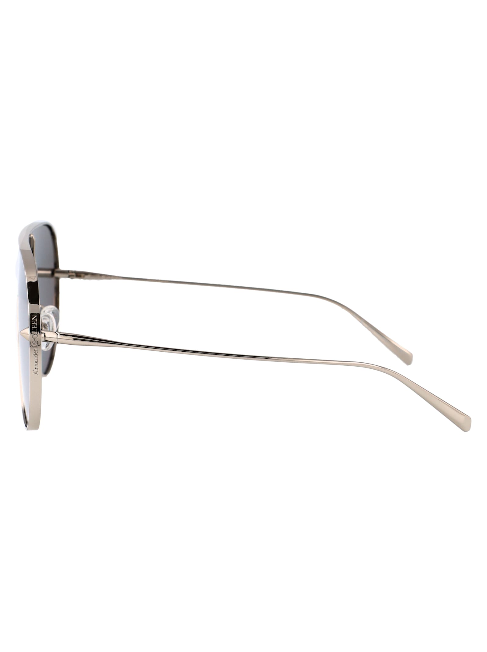 Alexander Mcqueen Am0481s Sunglasses In Silver