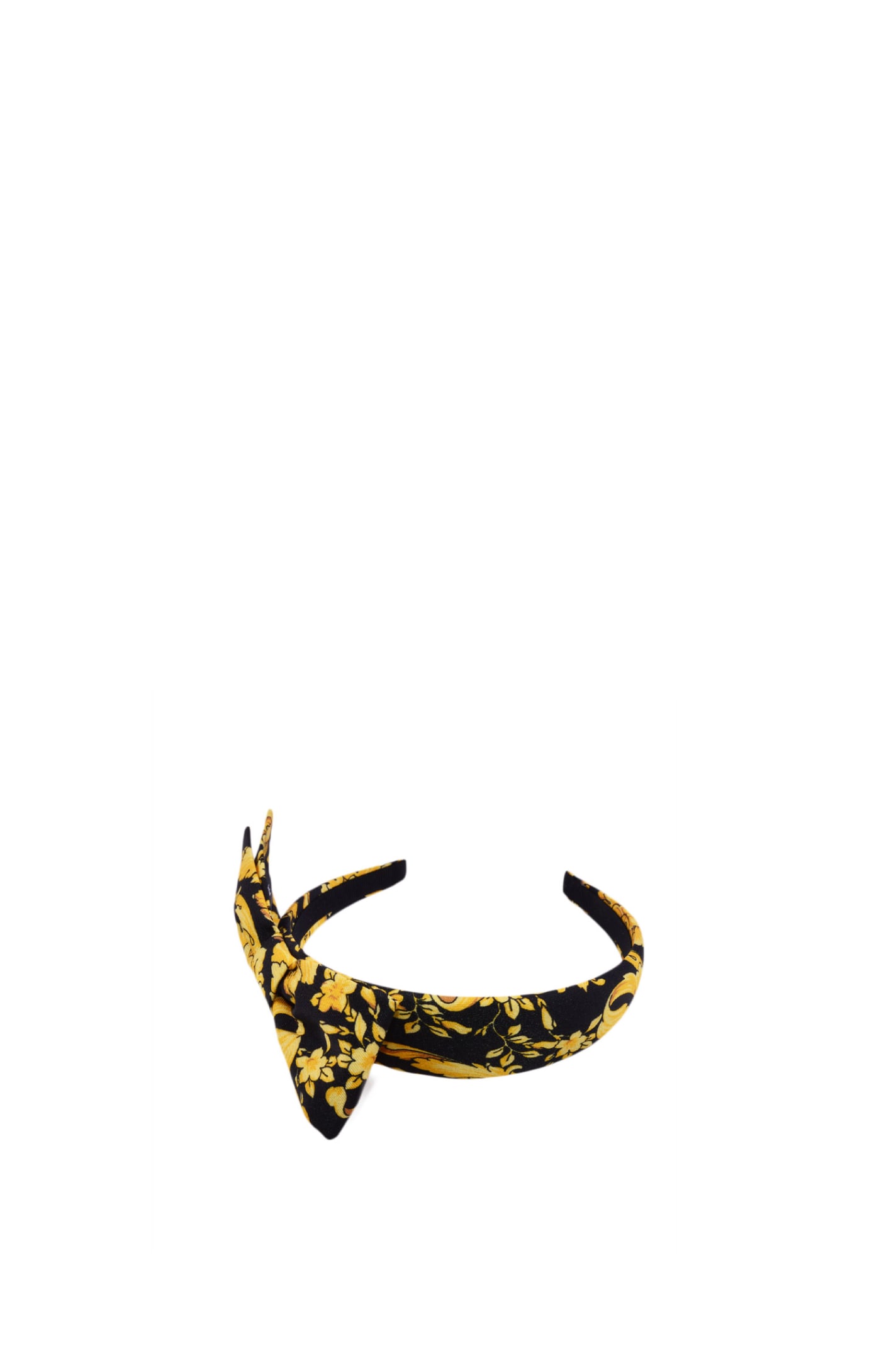 Versace Headband With Baroque Bow