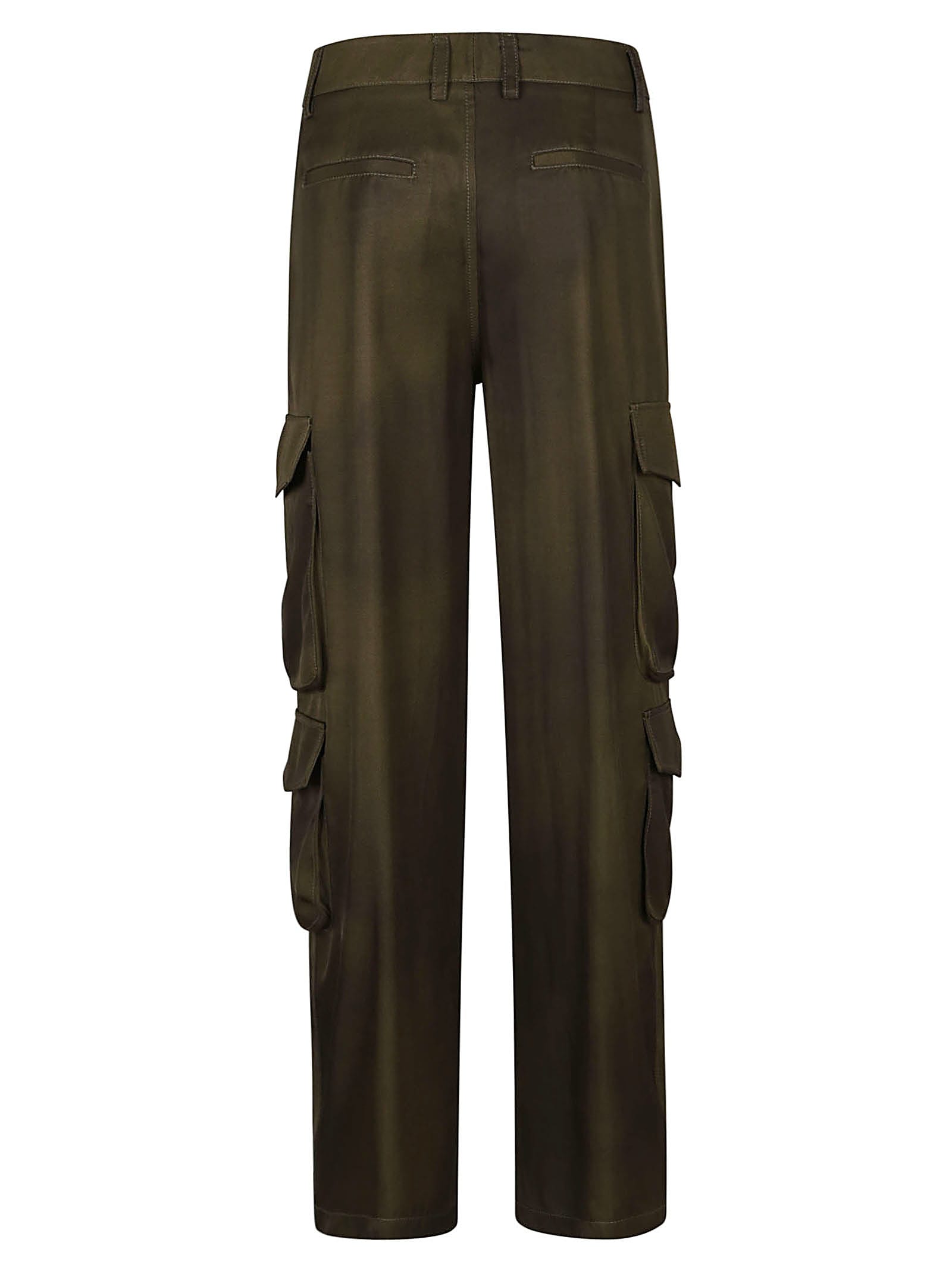 Shop True Royal Trousers In Verde Oliva