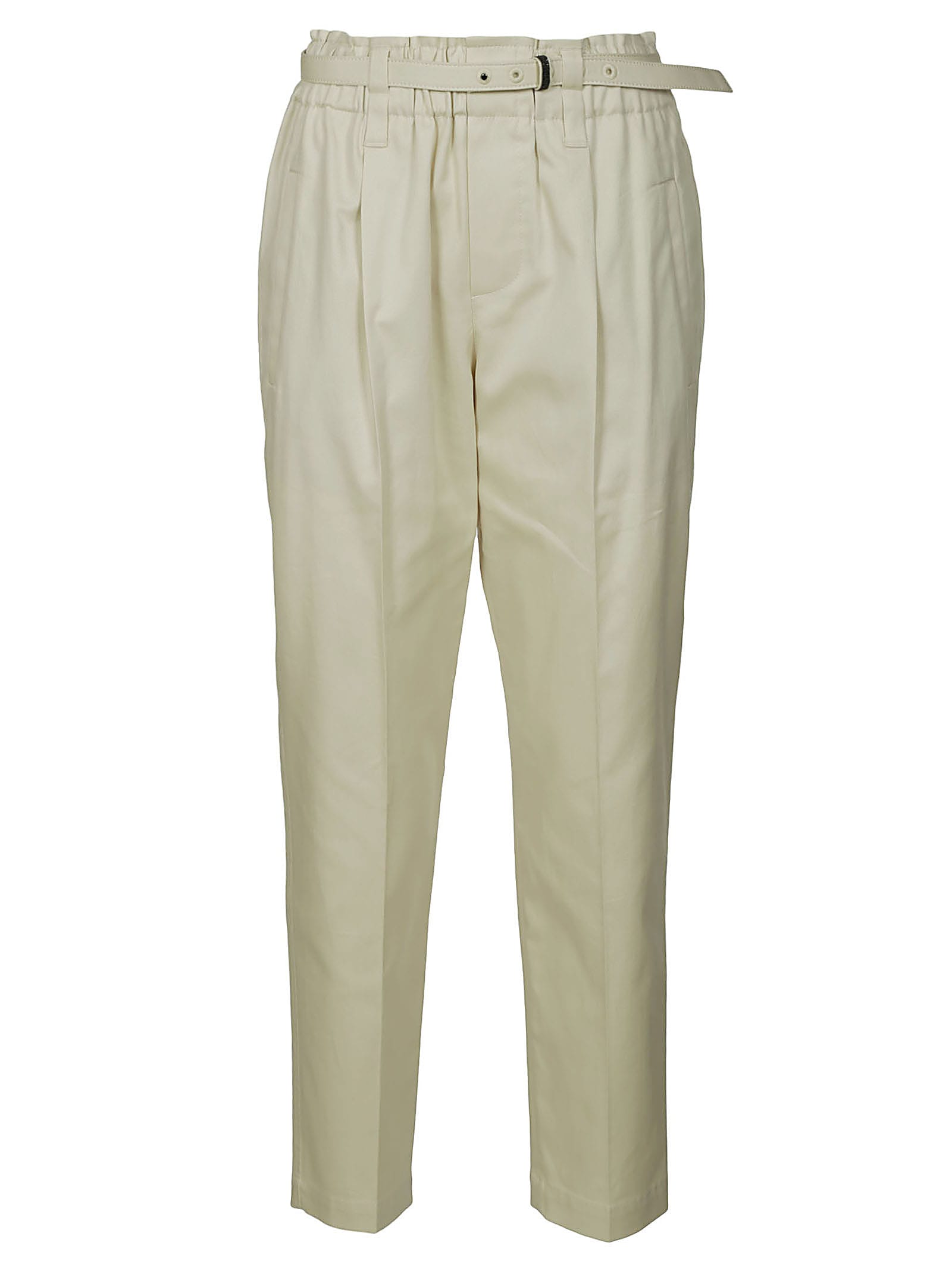 Brunello Cucinelli Belted Waist Plain Trousers