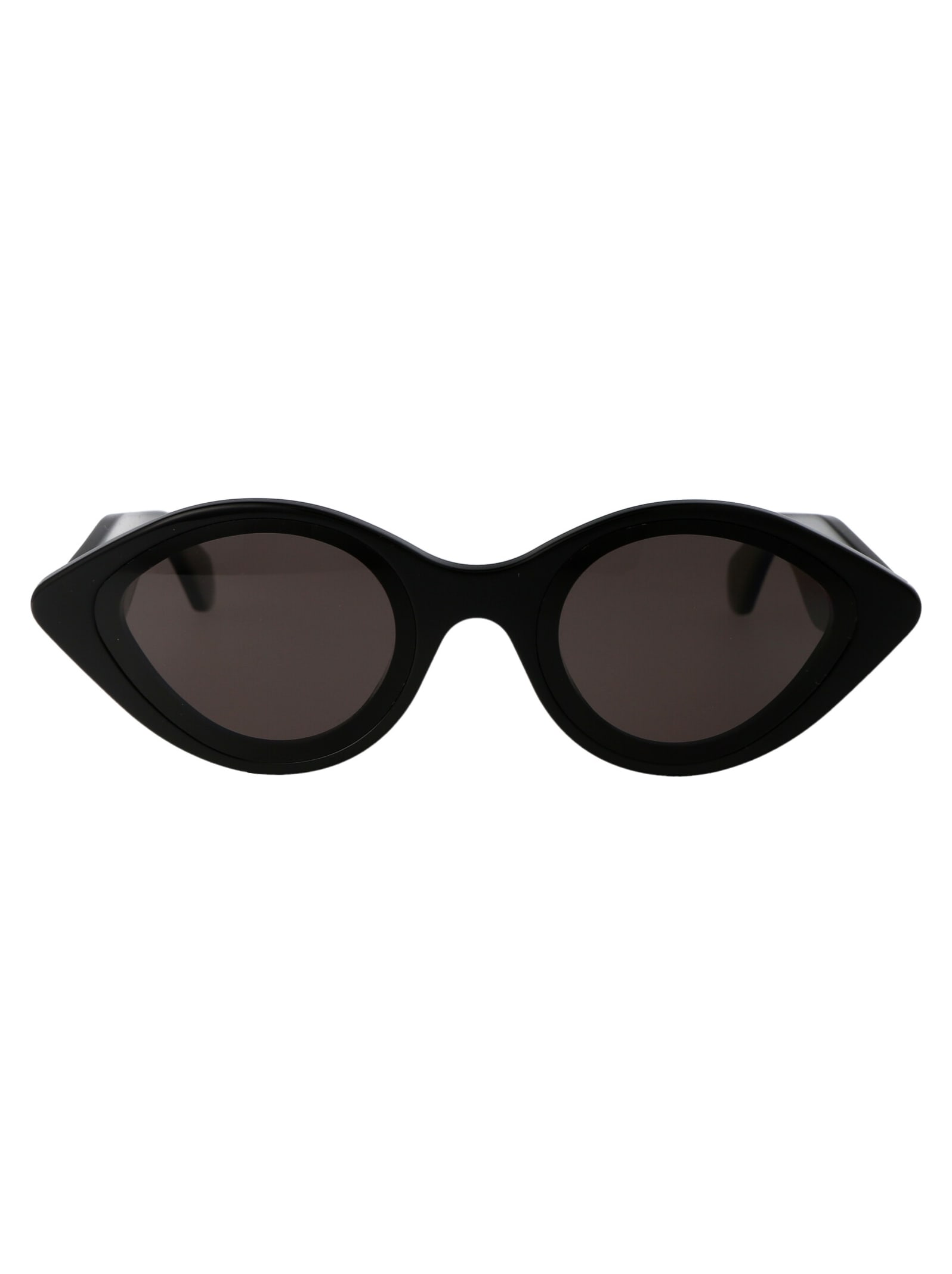 Shop Alaïa Aa0069s Sunglasses In 001 Black Black Grey
