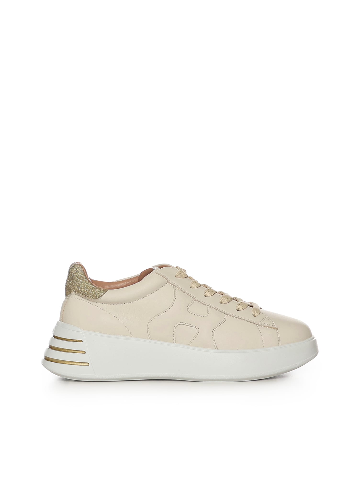 Hogan Rebel Sneakers In Nude