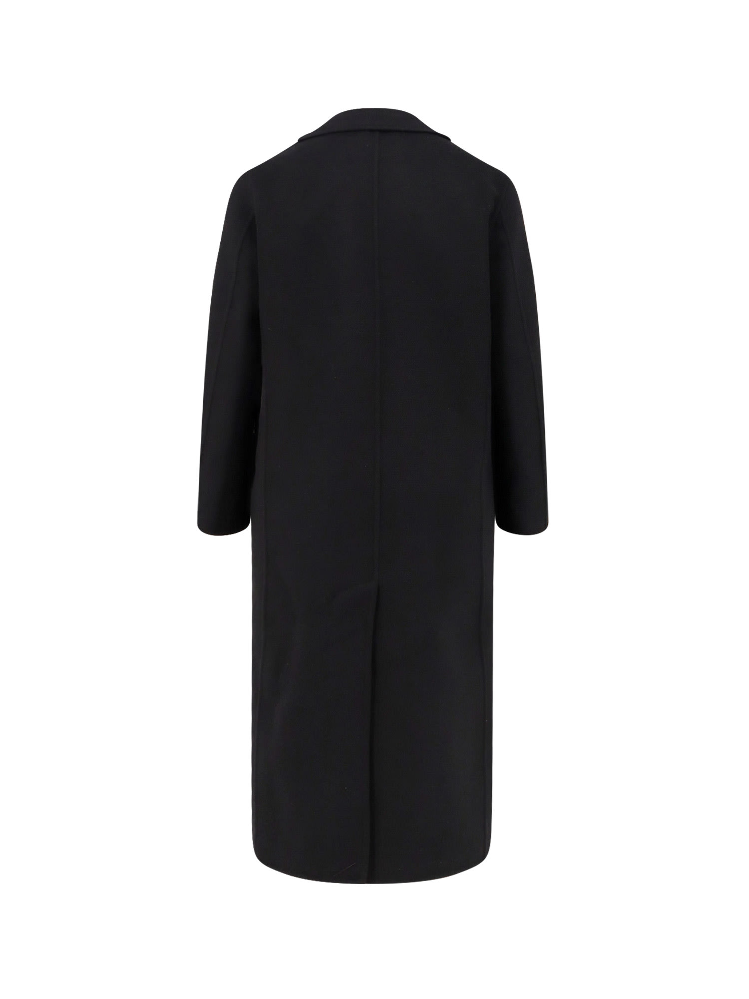 Paltò Elsa Db Wool Coat In Black