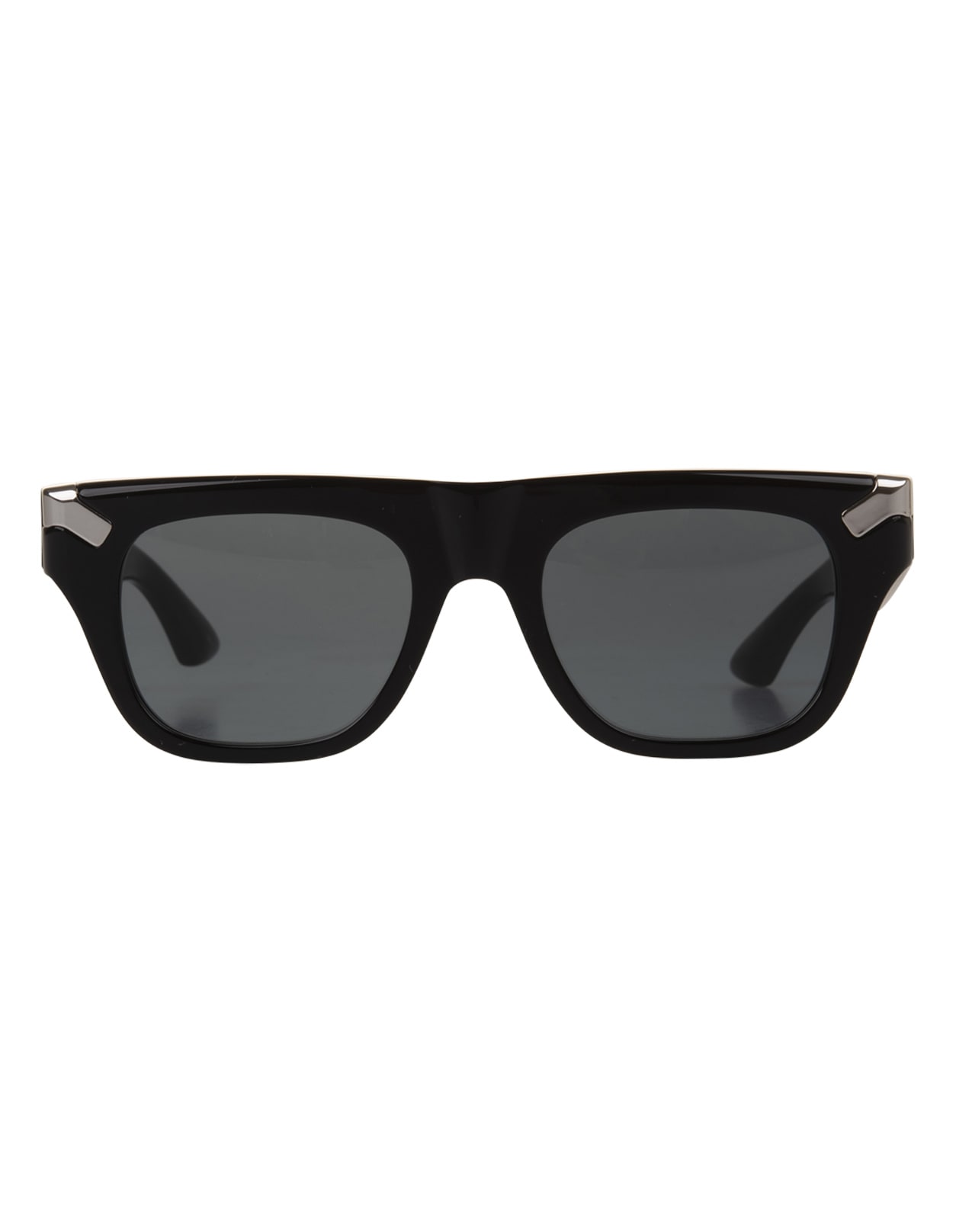 Alexander McQueen Punk Rivet Mask Sunglasses In Black