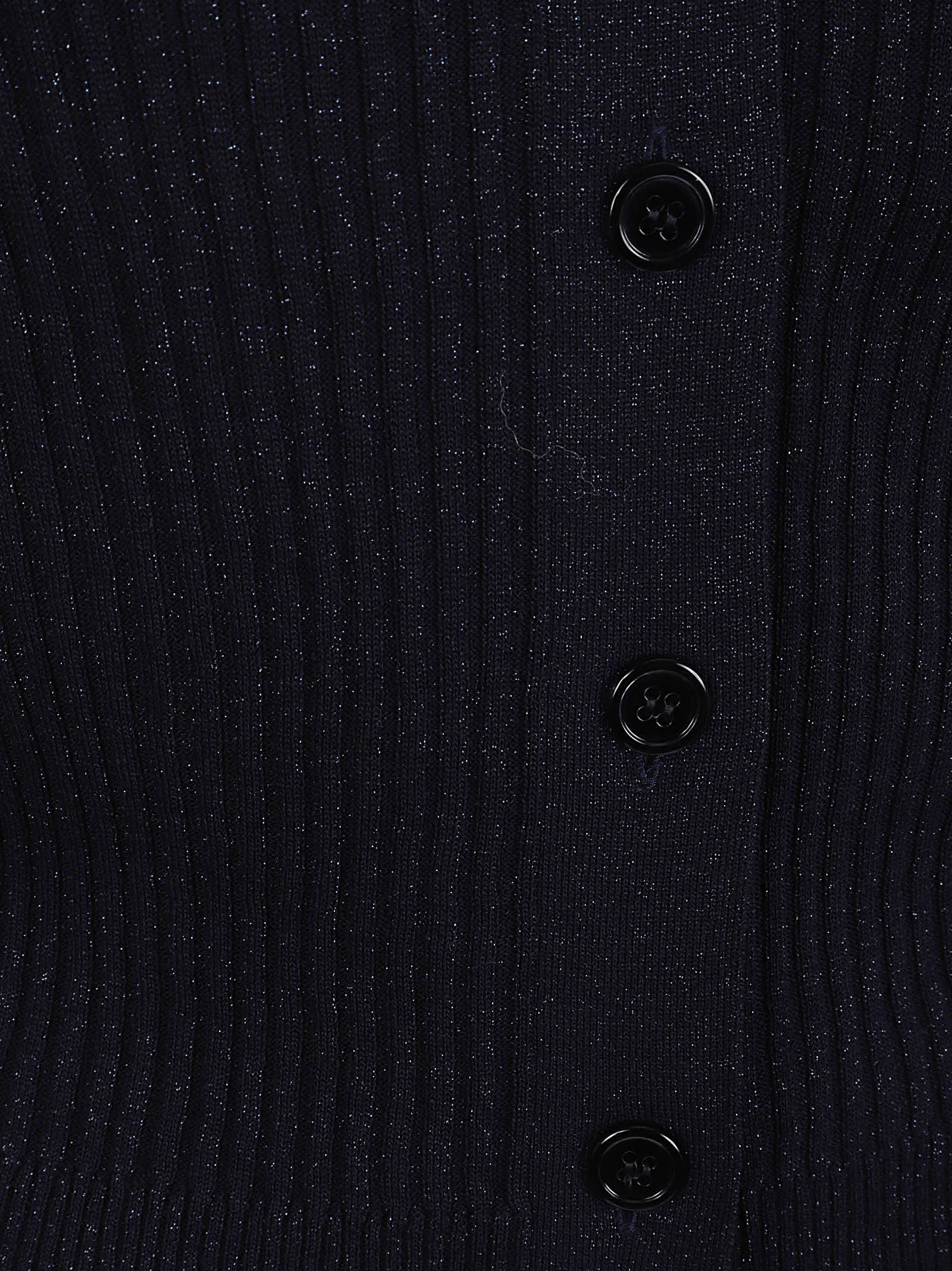 Peserico V Neck Long Sleeve Knit Pullover In Black