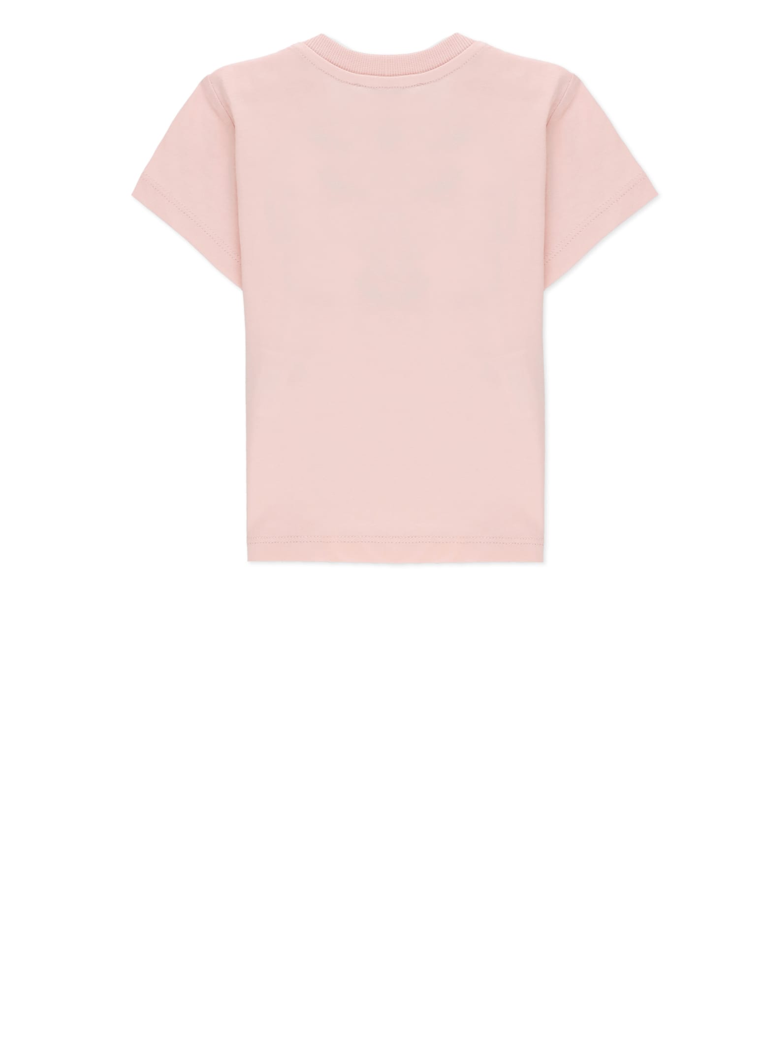 Shop Moschino T-shirt With Print In Pink
