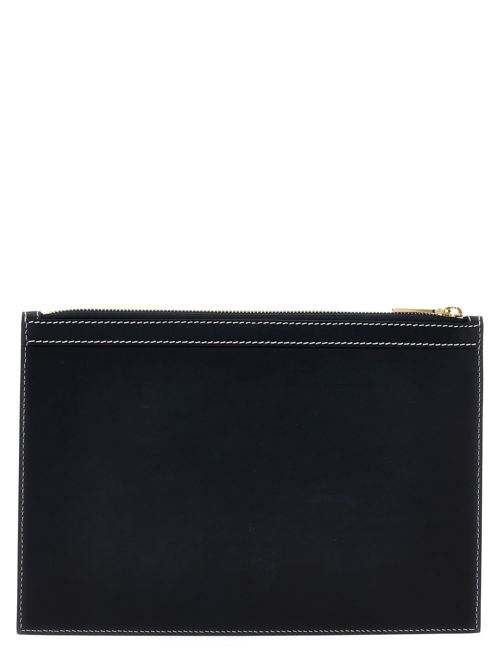 Shop Thom Browne Small Document Pouch In Blue