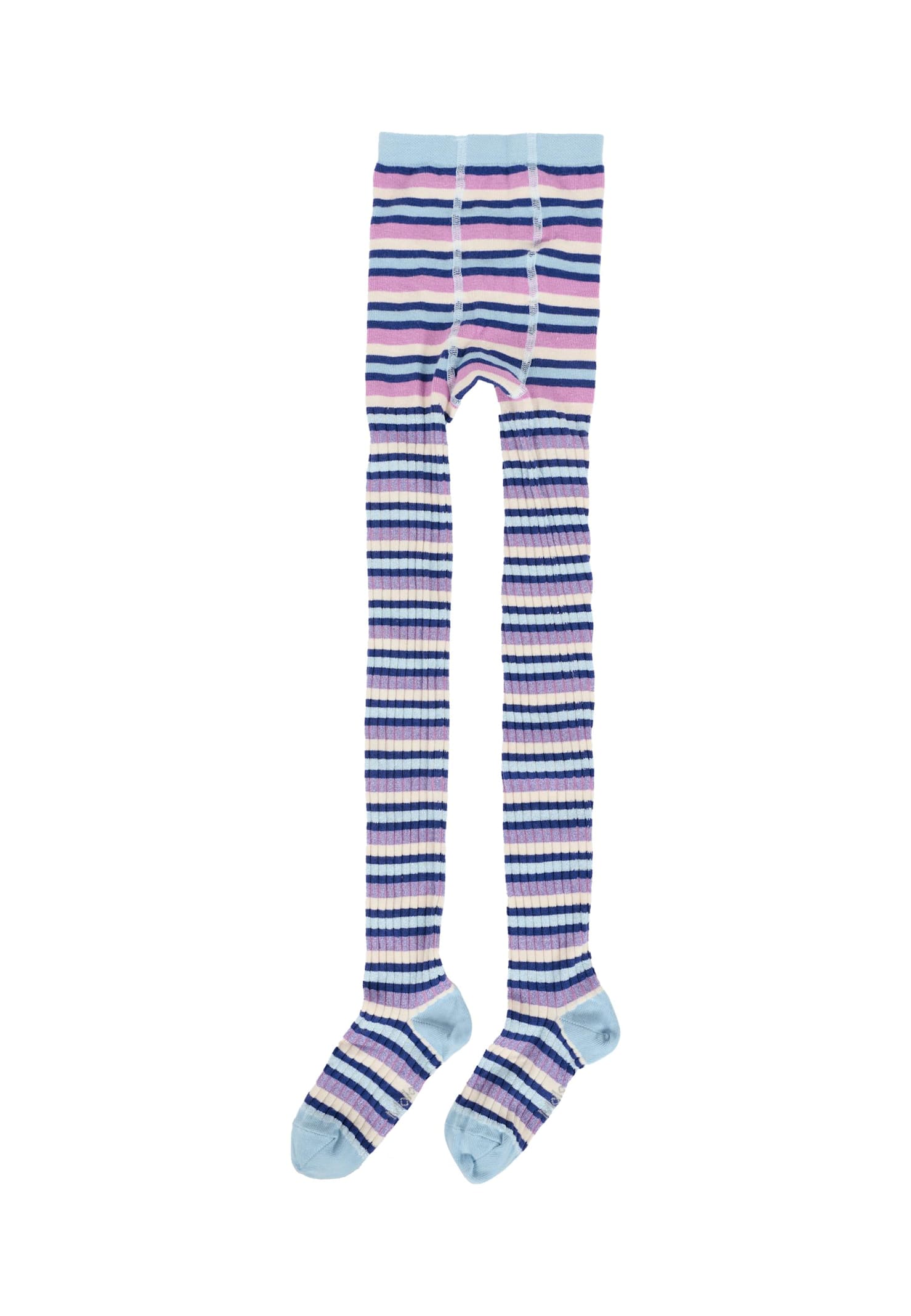 Molo Multicolor Tights For Girl In Purple