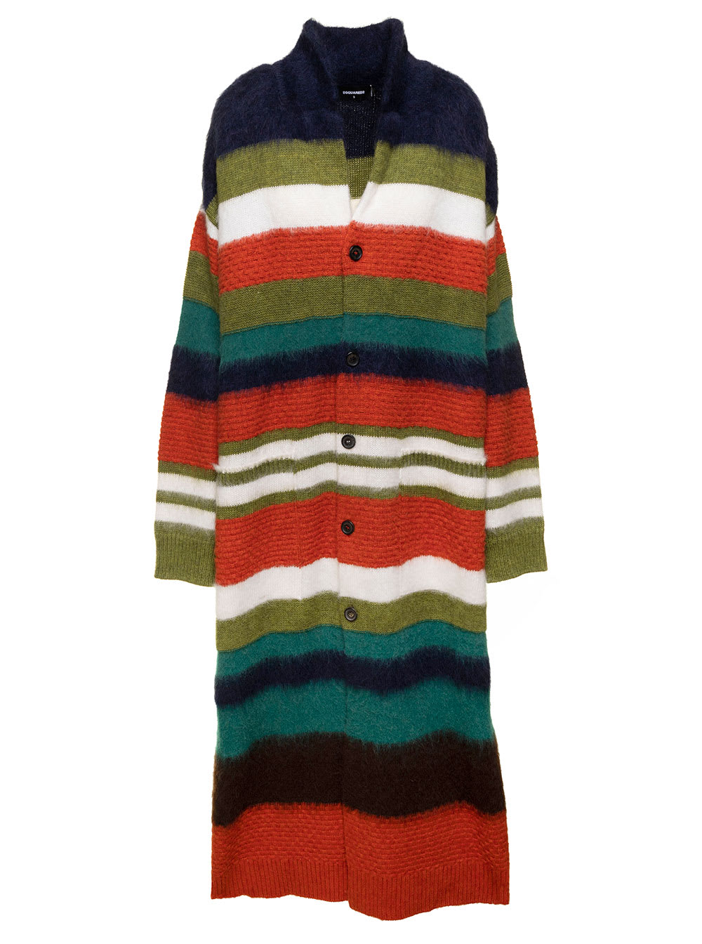 Dsquared2 Long Striped Cardigan - Look 20
