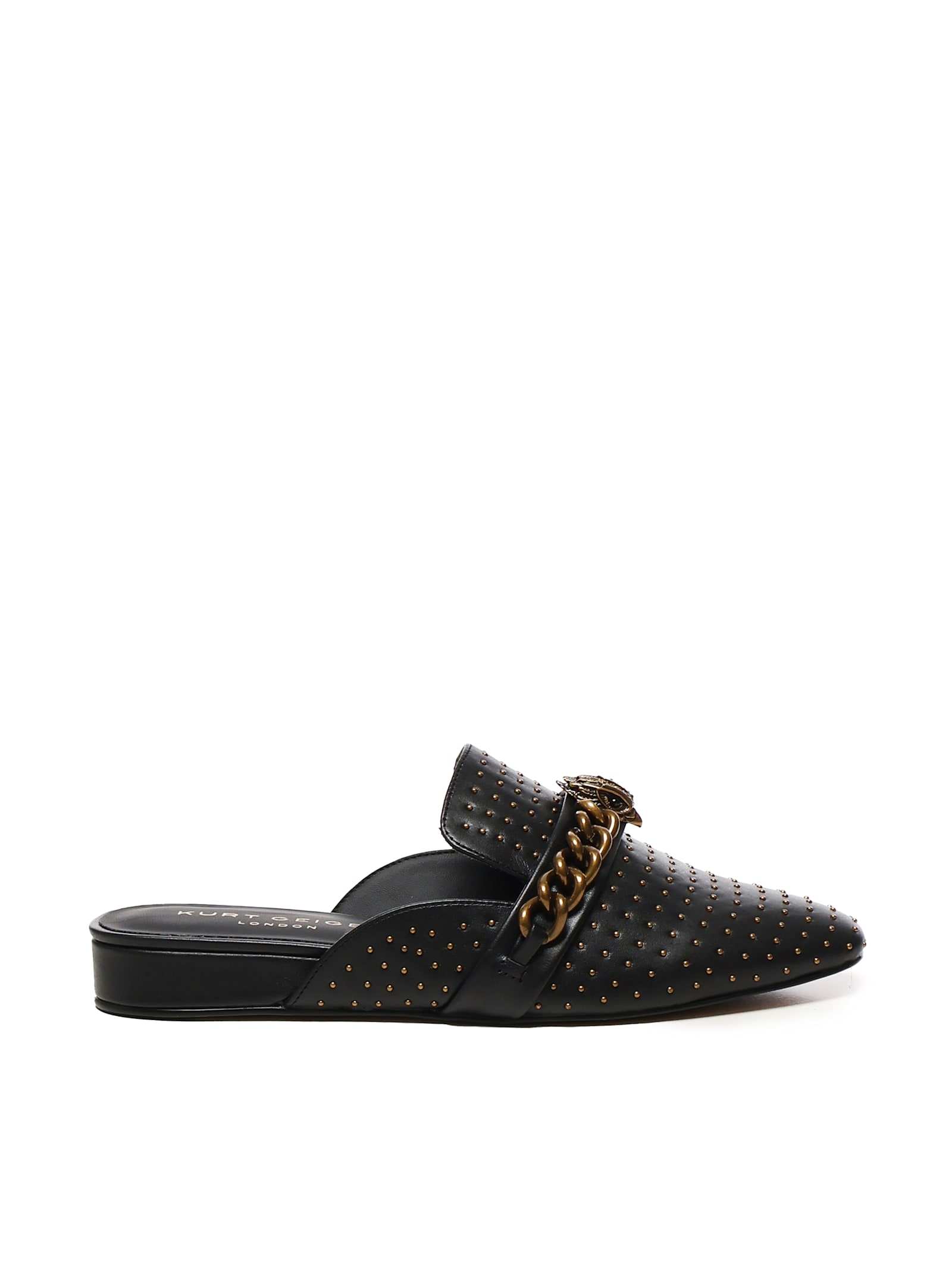 Kurt Geiger Chain Detail Chelsea Mules