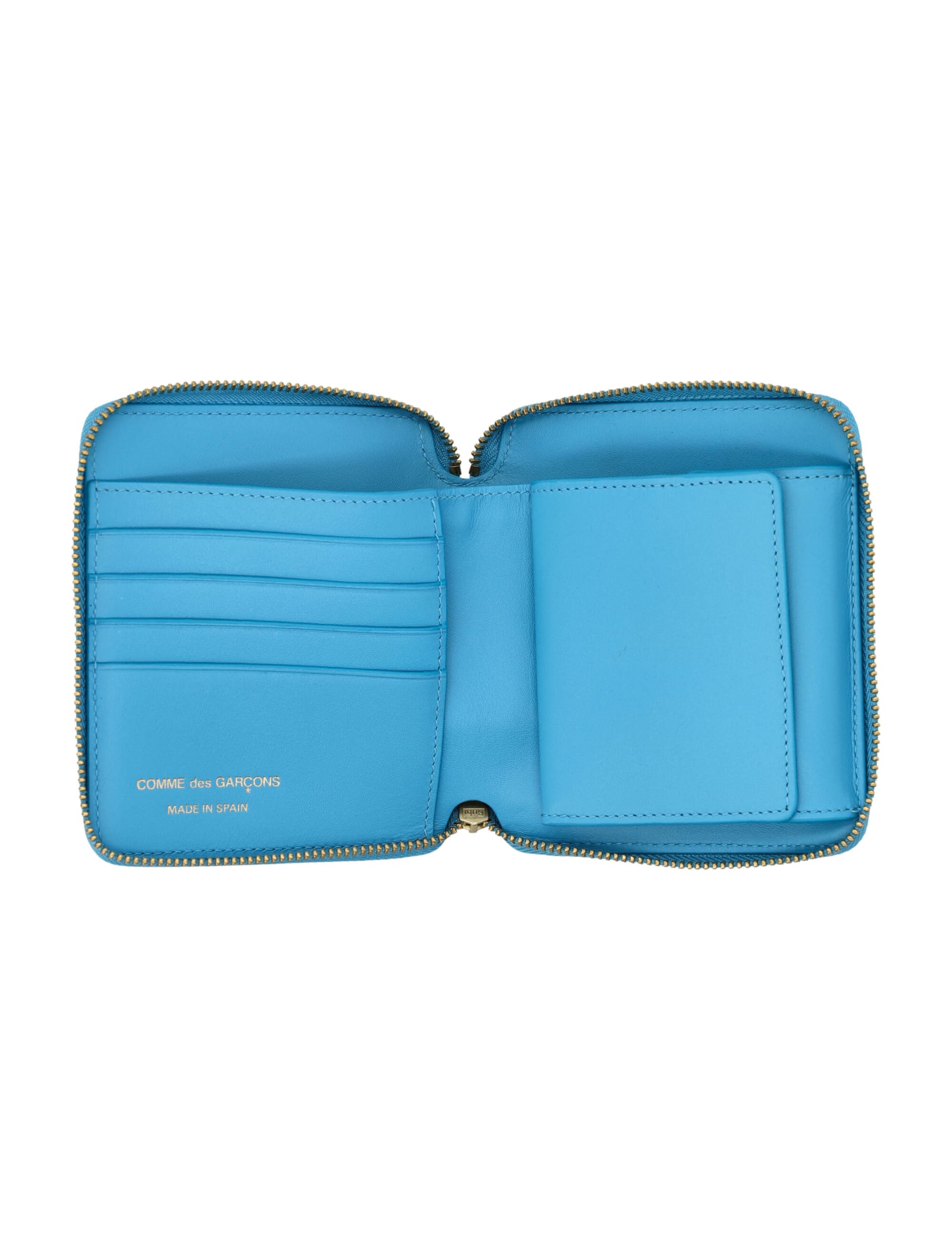 Comme Des Garçons Colour Vertical Wallet In Blue