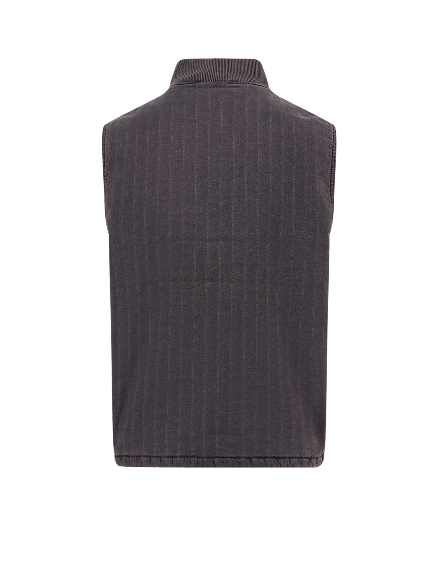 Levi's Sleeveless Denim Jacket In Black