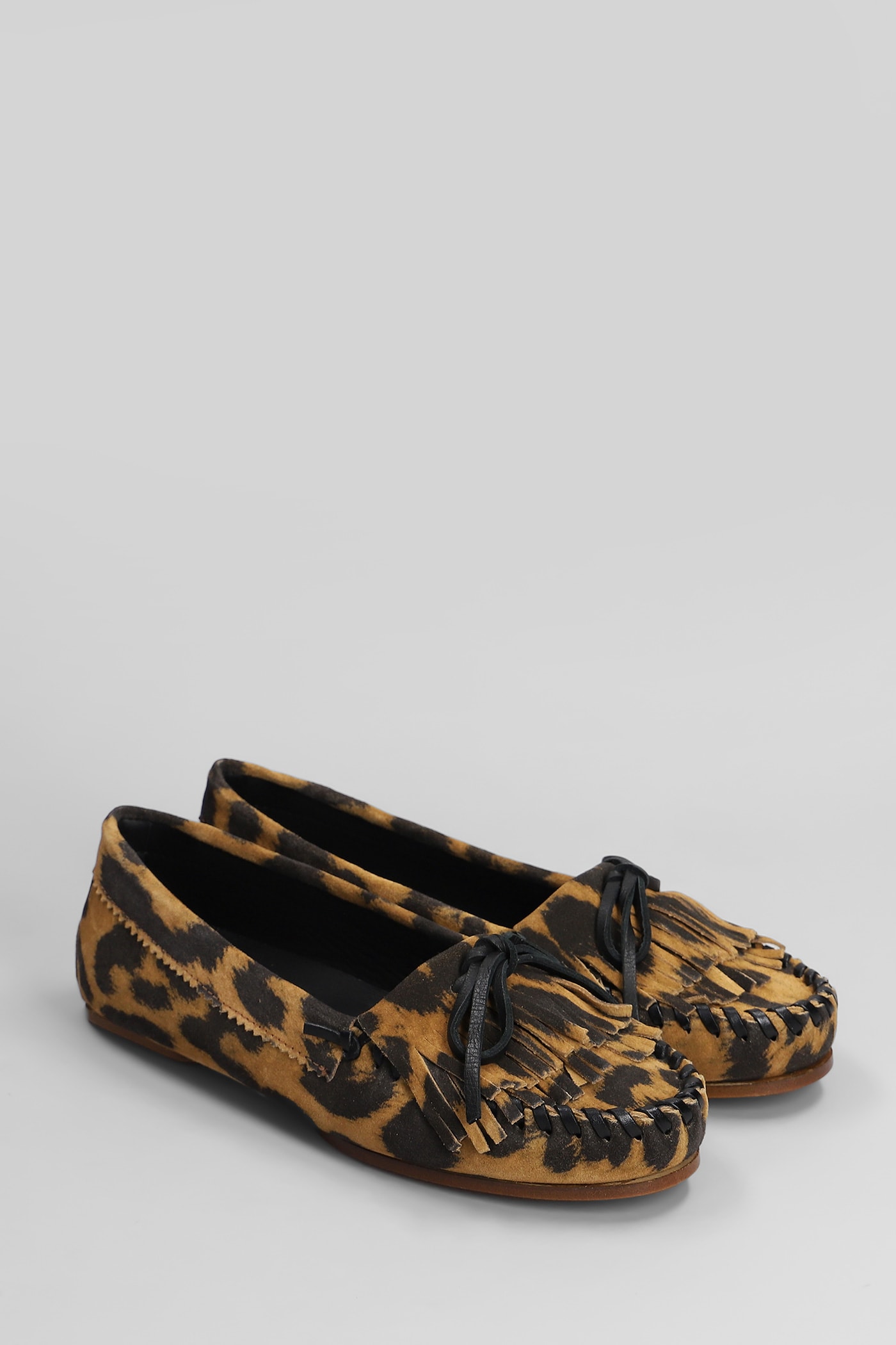 Shop Paris Texas Indiana Loafer Loafers In Animalier Suede