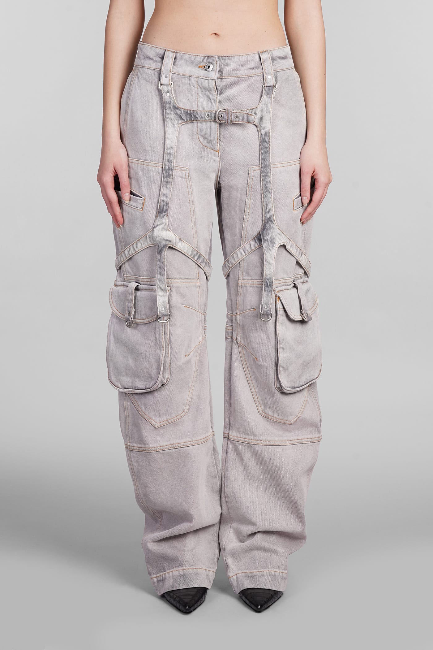 Off-white Jeans In Lilla Cotton