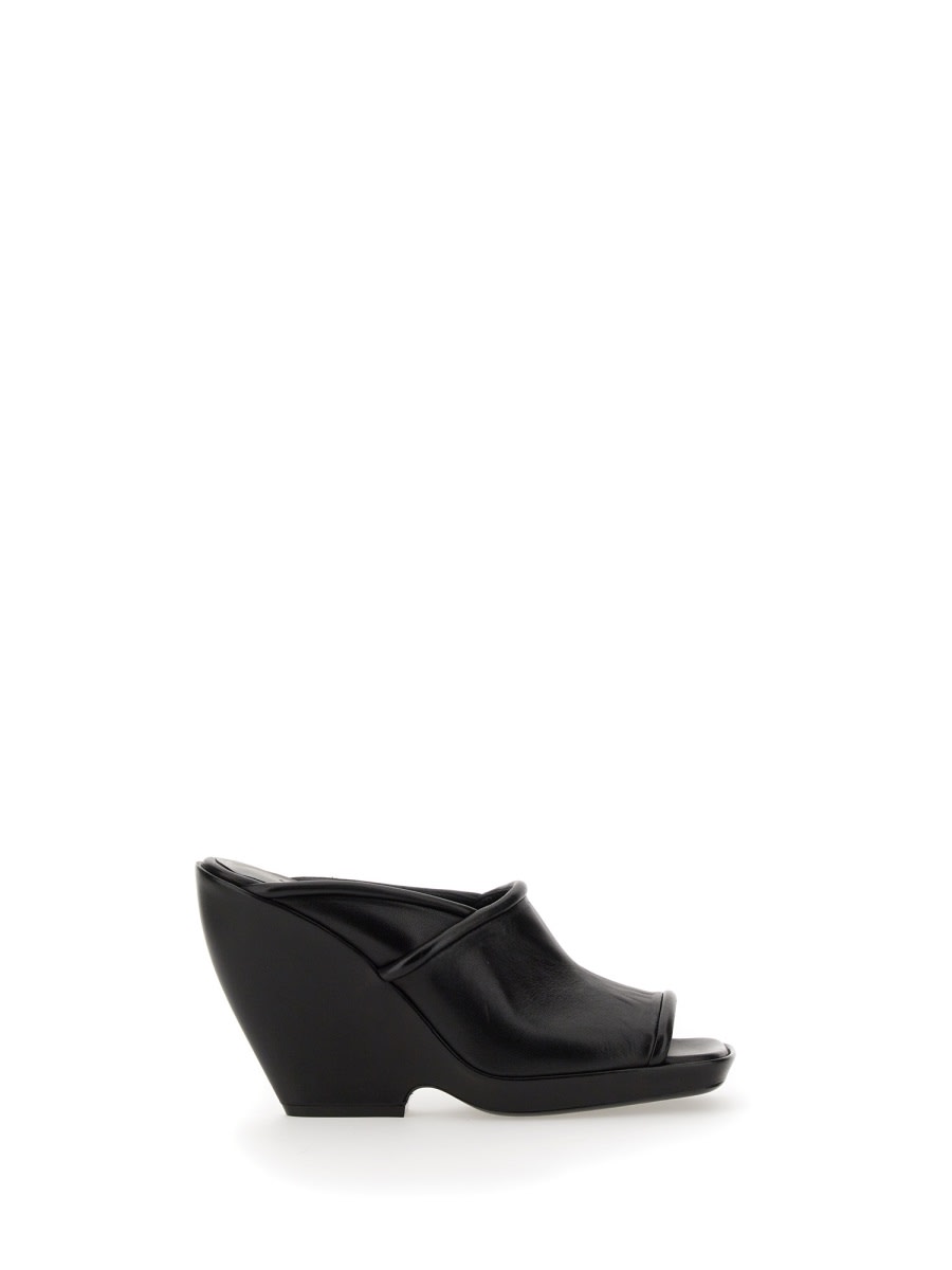 Shop Khaite Sandals Mules The Stagg 105mm In Black