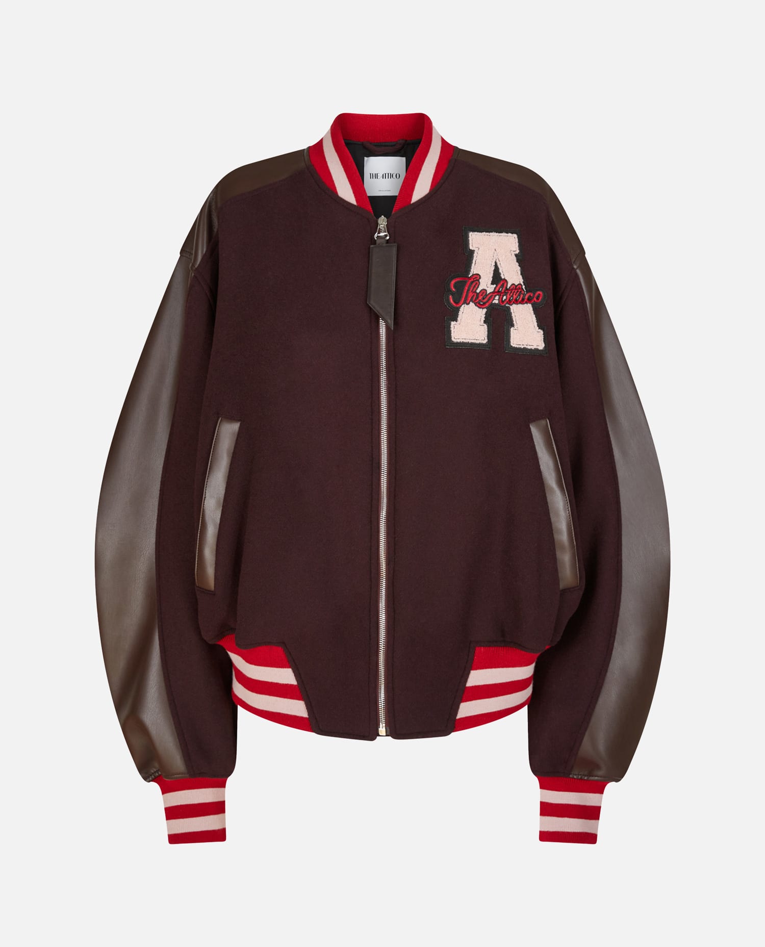 Attico Bomber Over In Burgundy