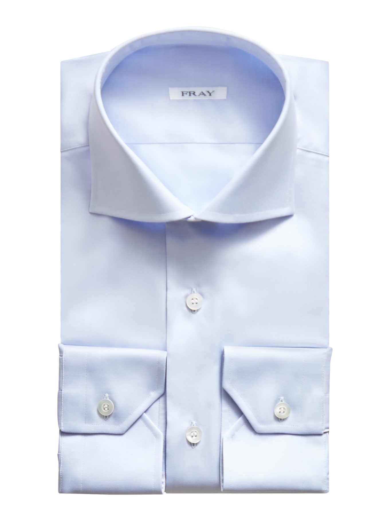 Fray Cotton Shirt In Blue