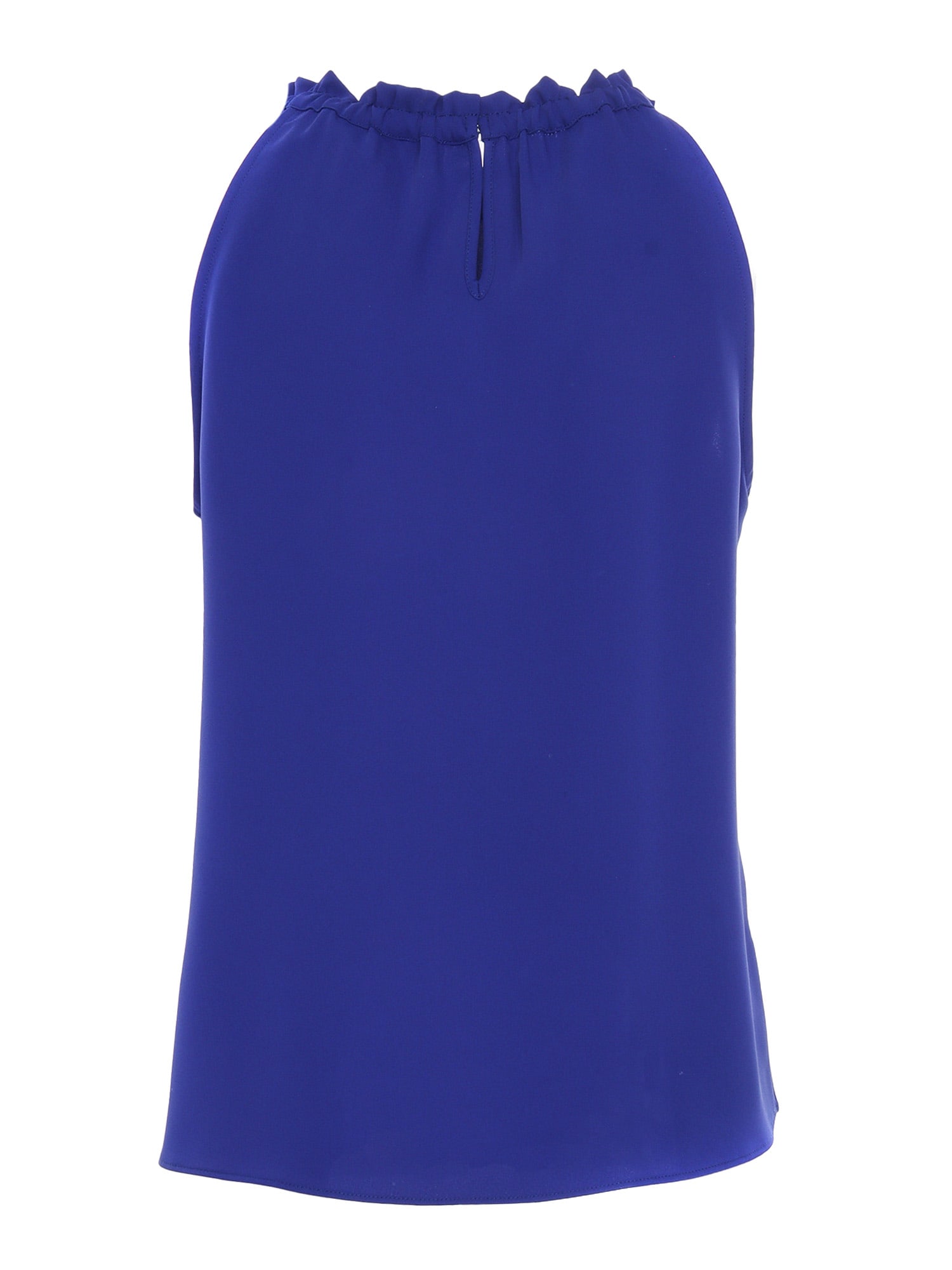 Shop P.a.r.o.s.h Sleeveless Blouse In Blue