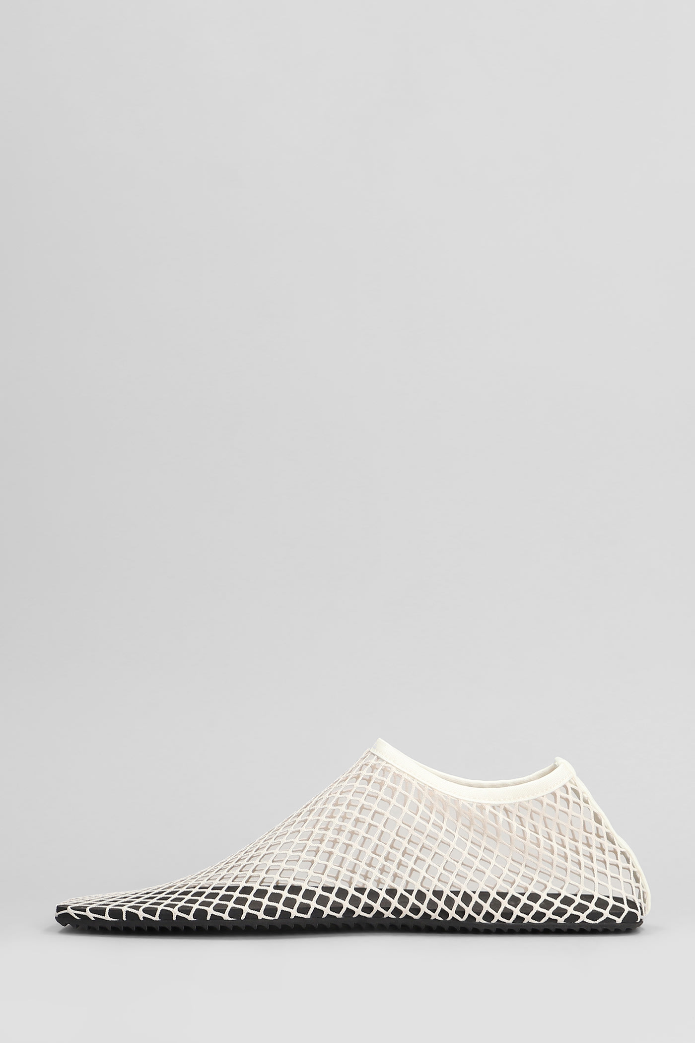 Shop Christopher Esber Water Ballet Flats In Beige Nylon