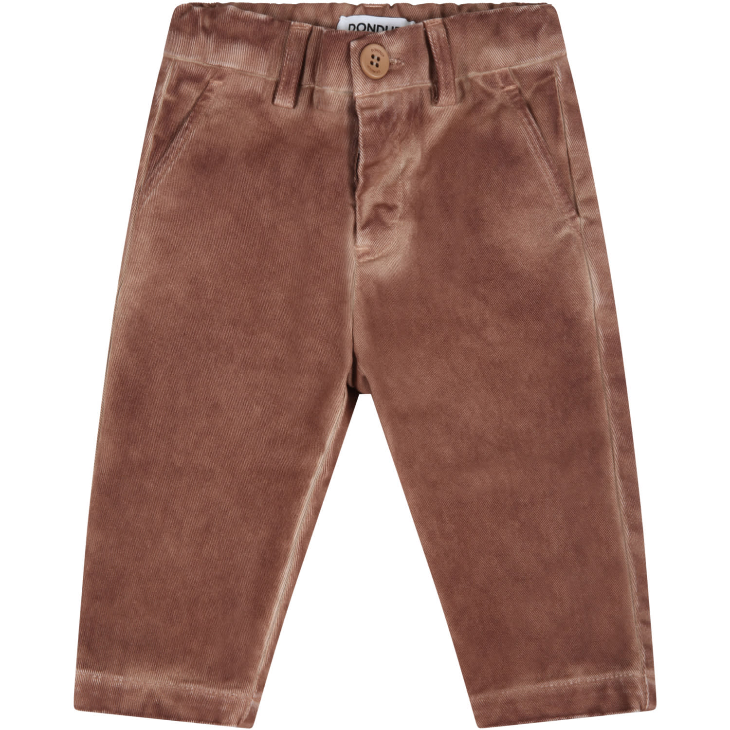 Dondup Brown Pants For Baby Boy