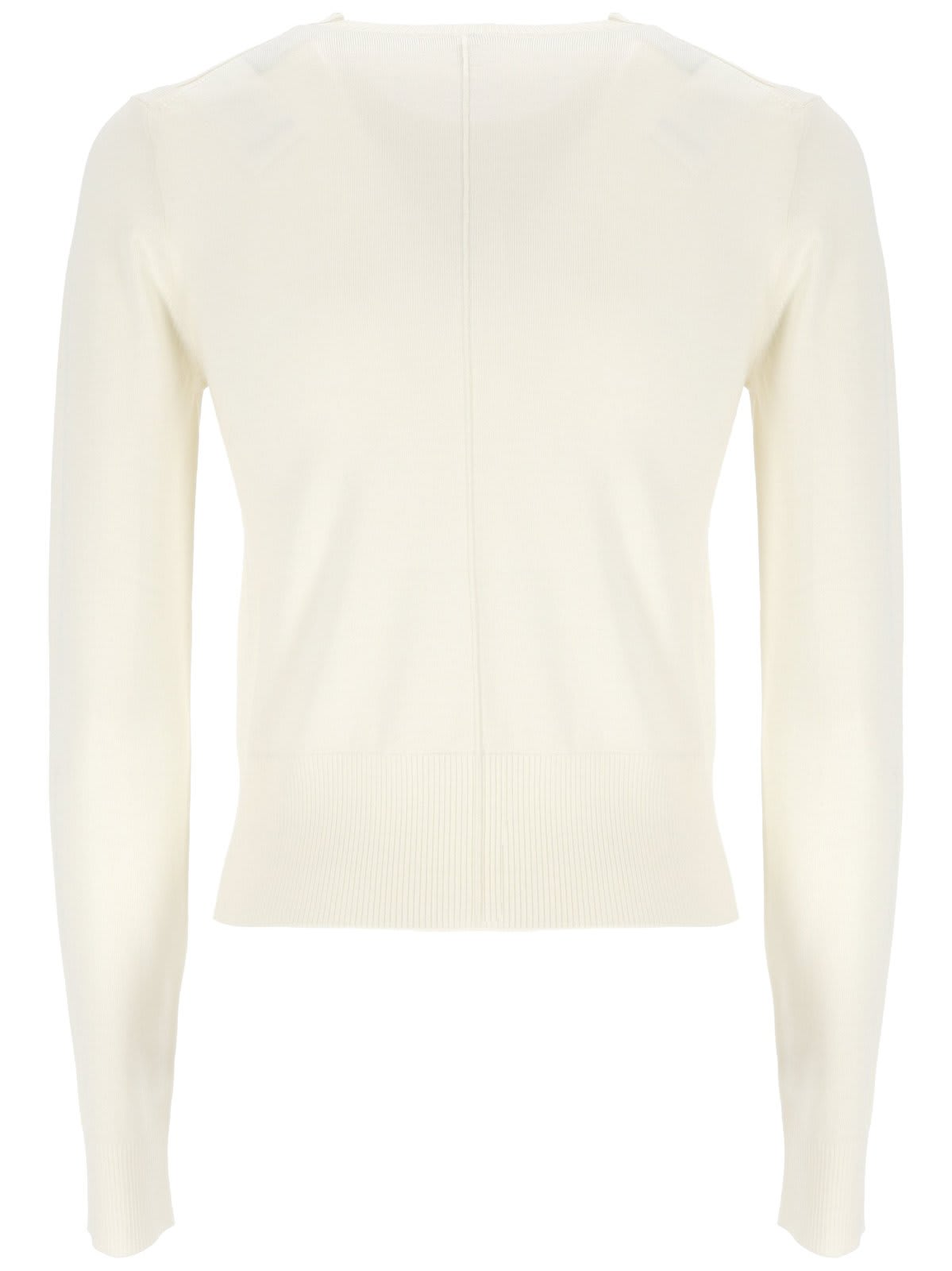 Shop Chloé Crewneck Long-sleeve Top