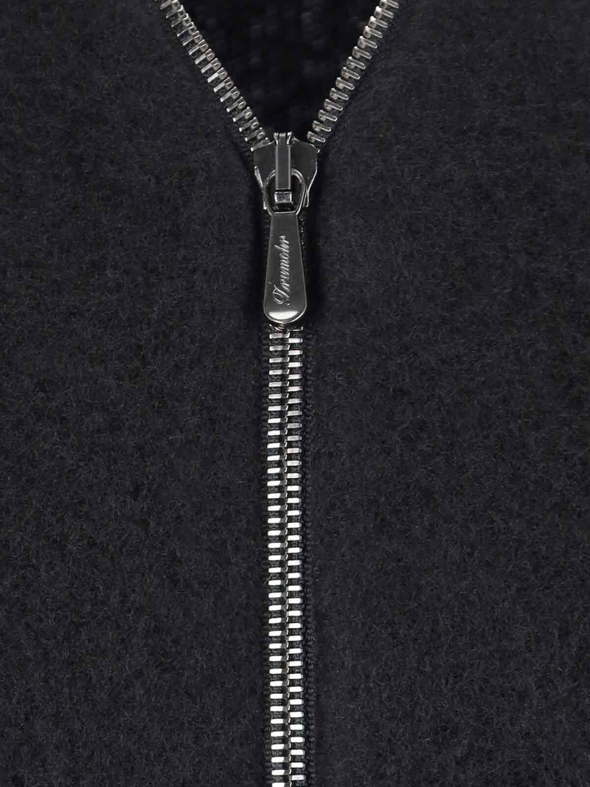 Drumohr Zip Cardigan In Black