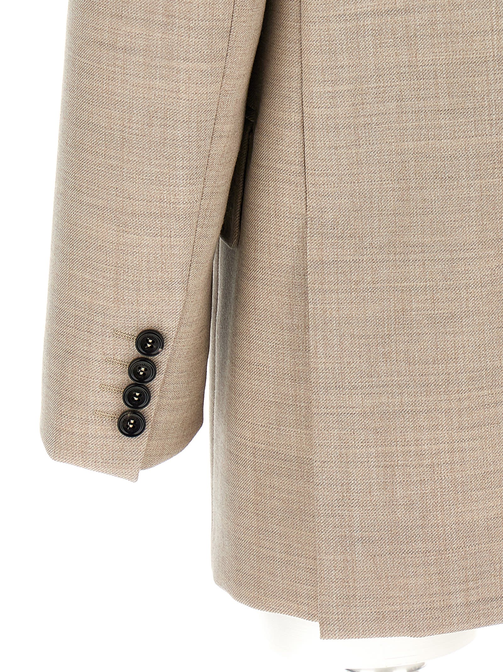 Shop Max Mara Rosi Blazer In Beige