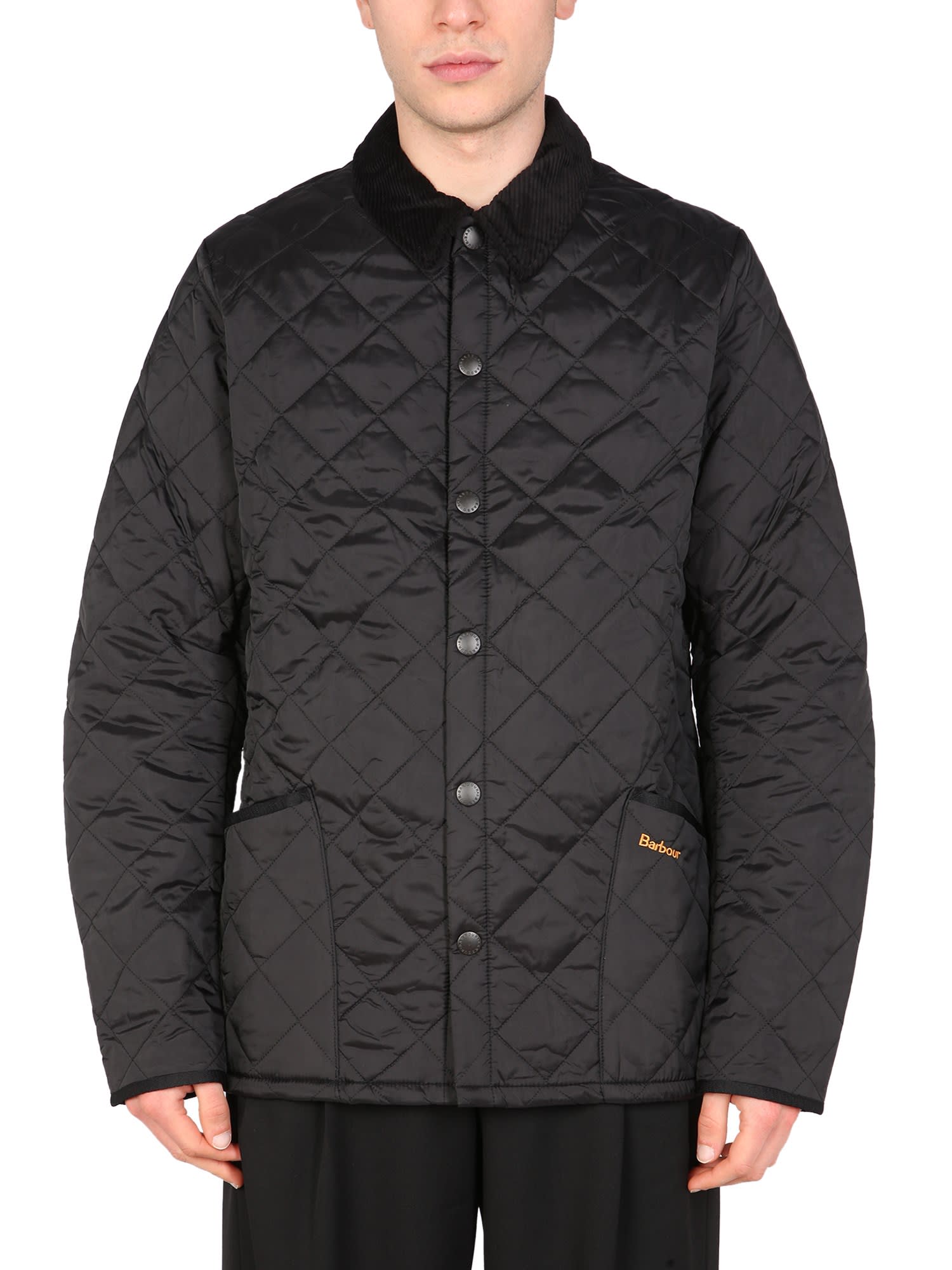 Barbour Heritage Liddesdal Quilted Jacket In Black | ModeSens