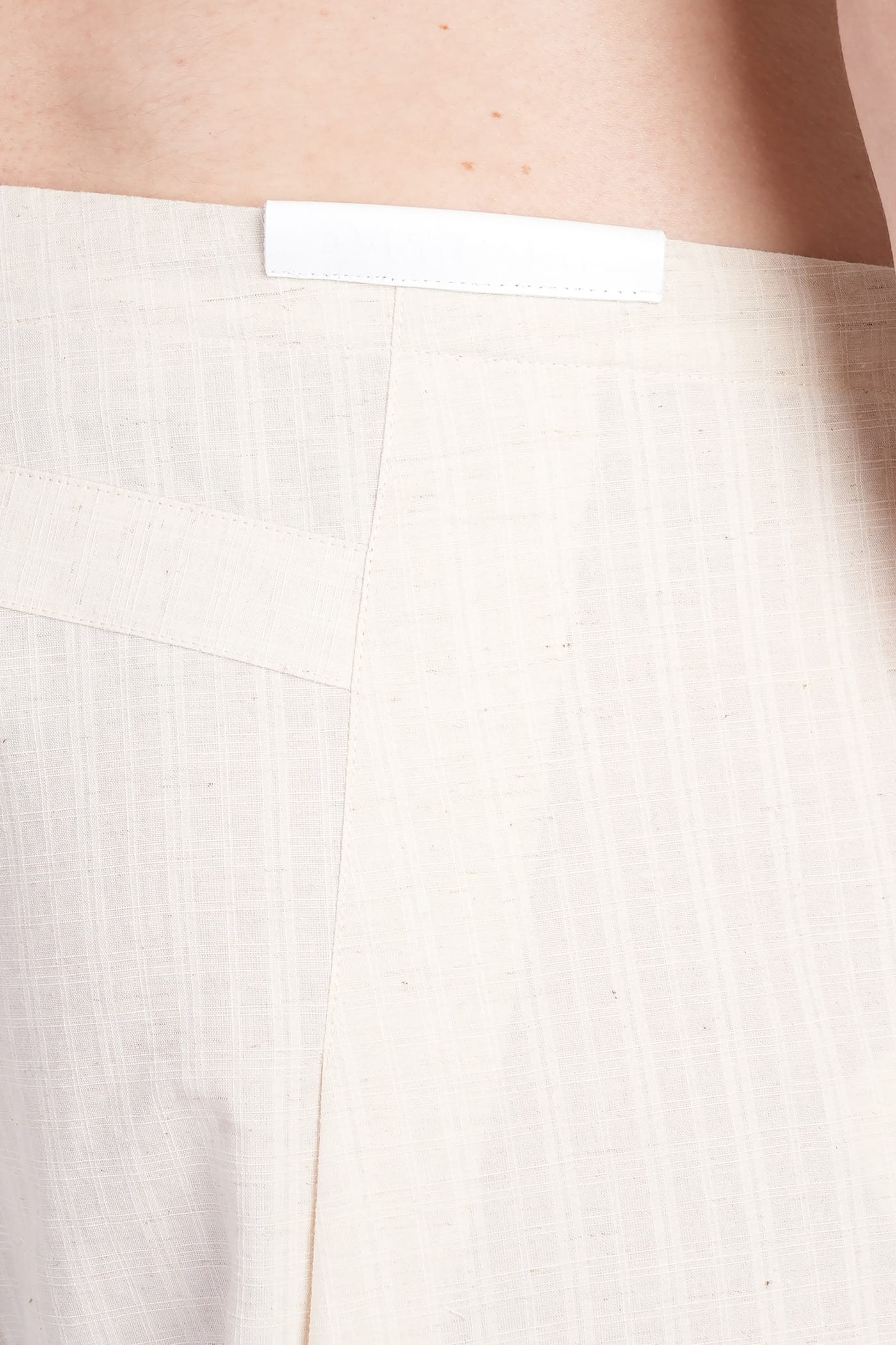 Darkpark Daisy Pants In Beige Cotton In Beige