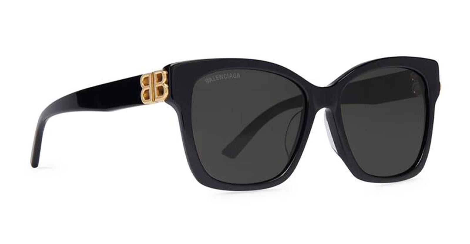 Shop Balenciaga Bb0102sa-001 - Black Sunglasses