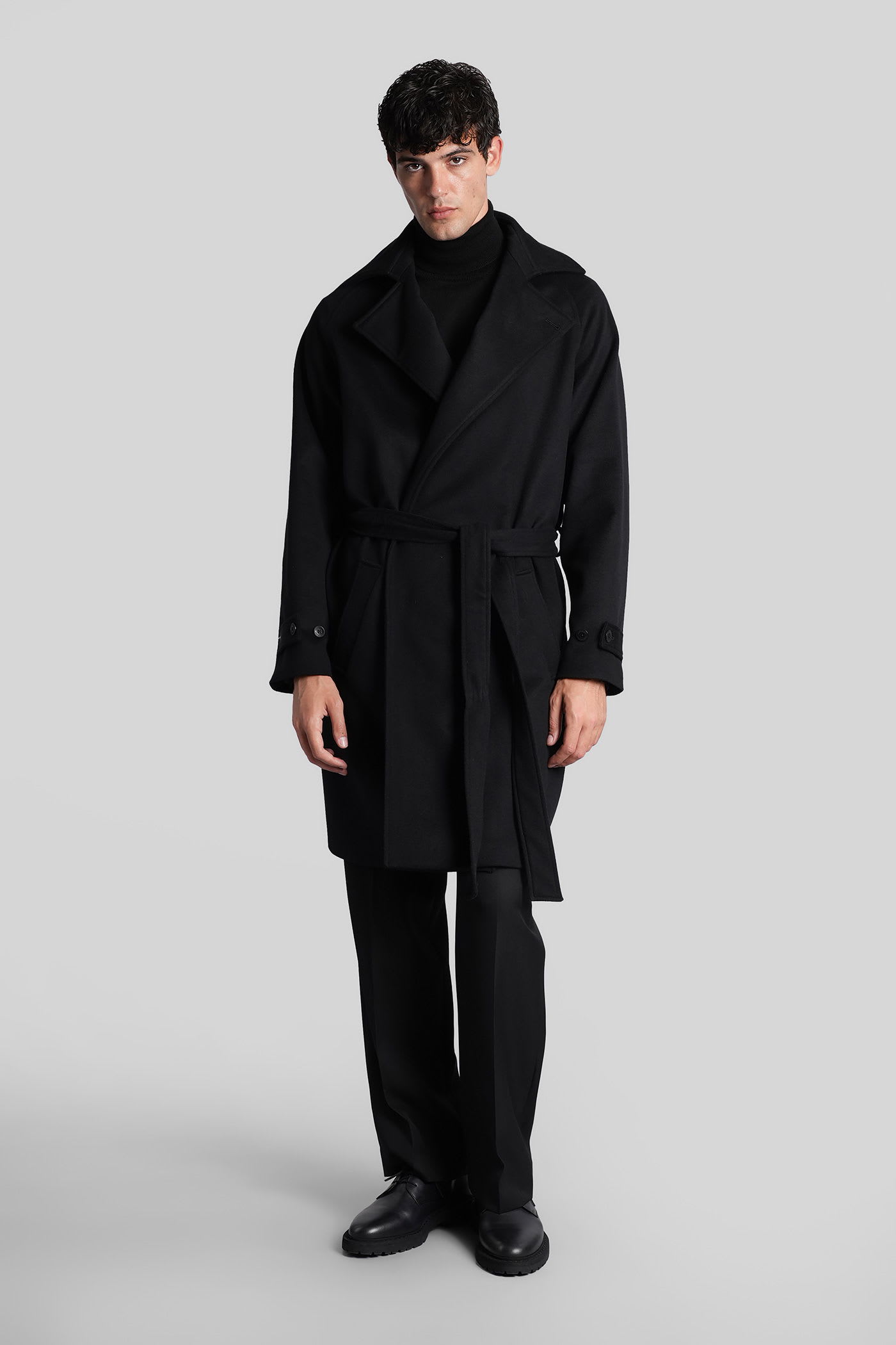 Costumein Riko In Black Wool In Black