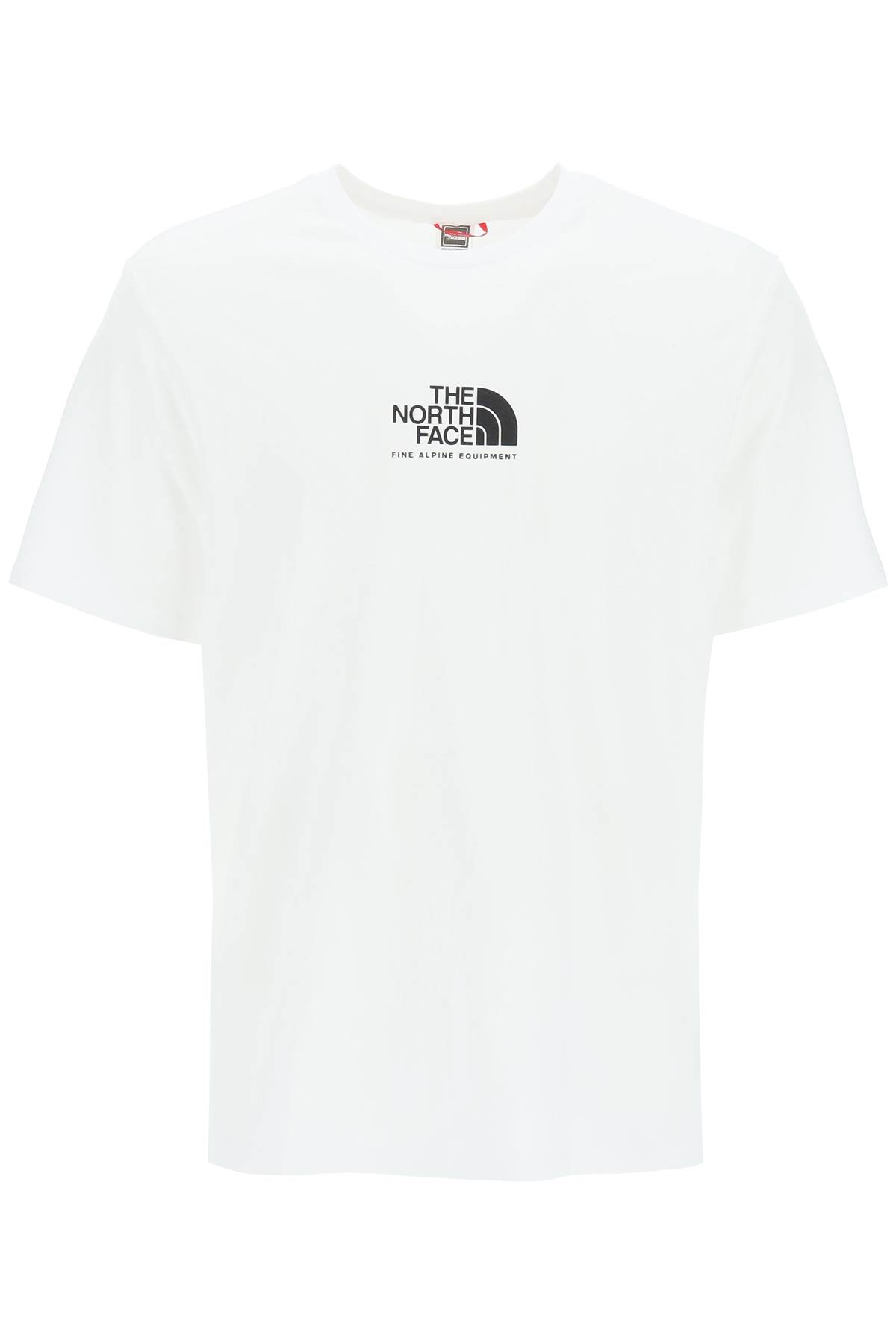 Shop The North Face Oversized Logo T-shirt In Tnf White Tnf Black (white)
