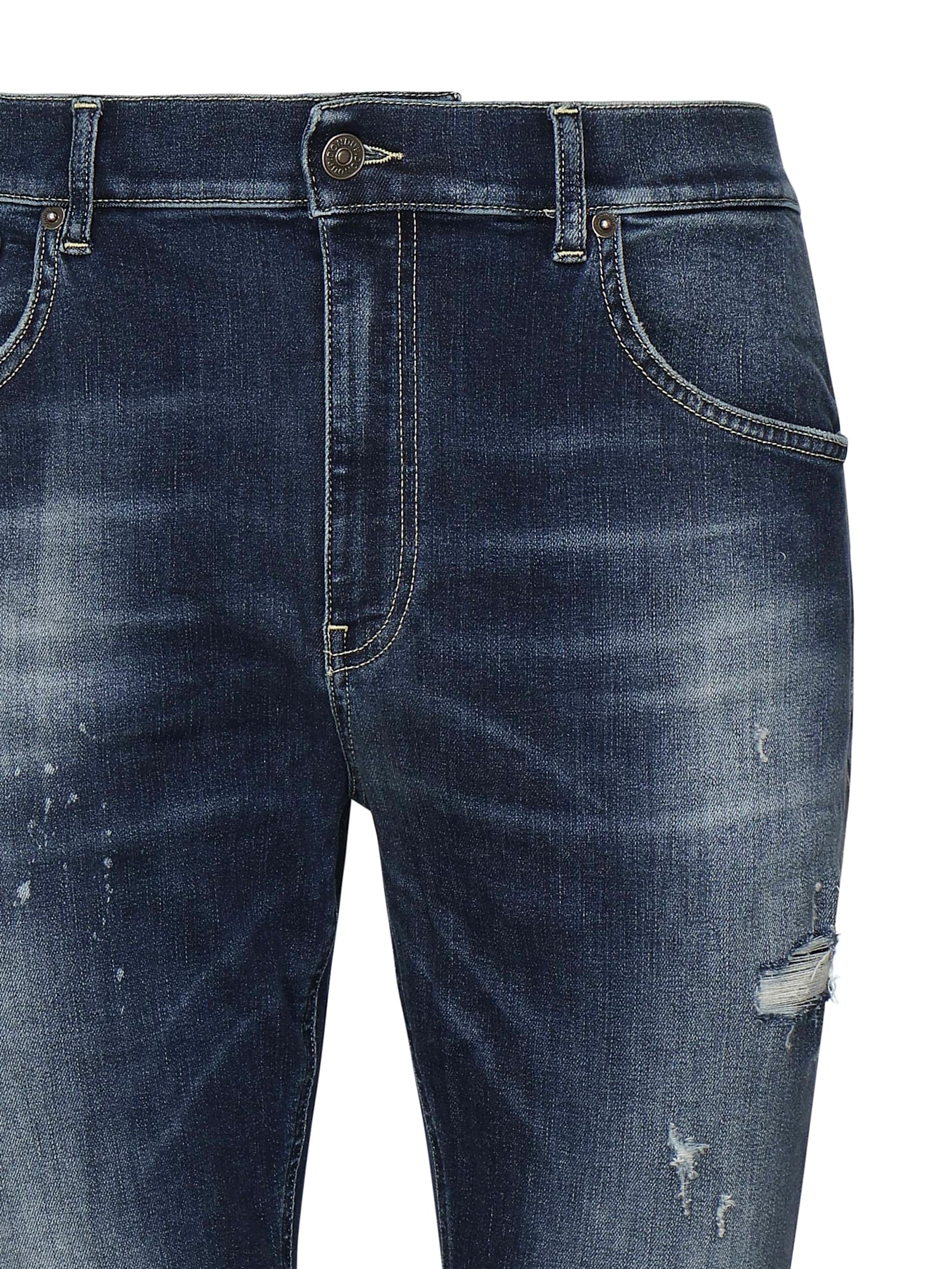 Dondup Alex Skinny Distressed Jeans
