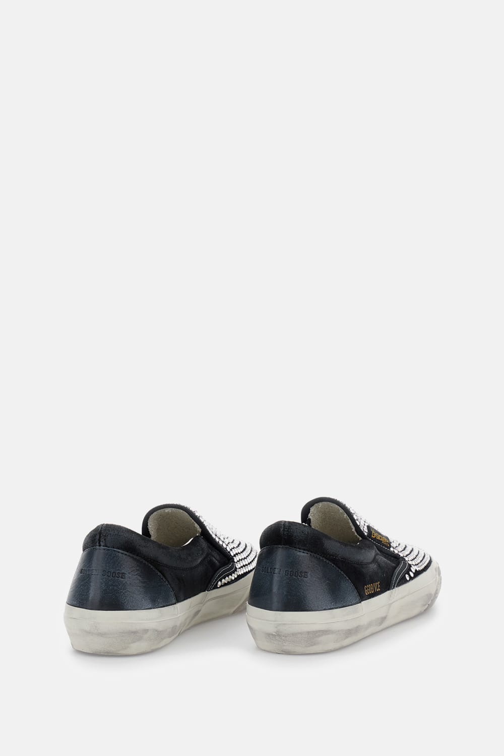 Golden Goose Suede Upper Sneakers In Black