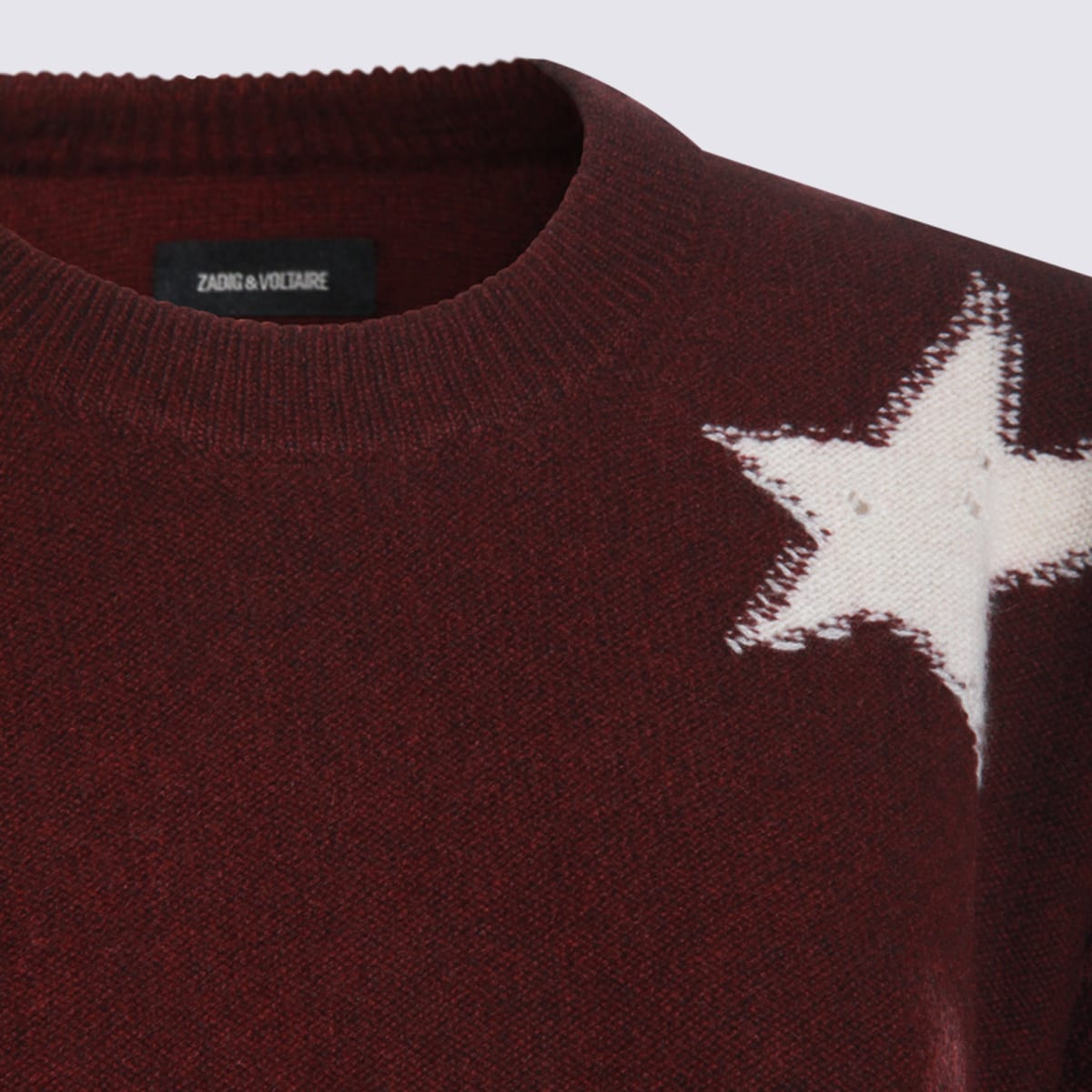 Zadig & Voltaire Star-pattern Crew-neck Sweater In Multi