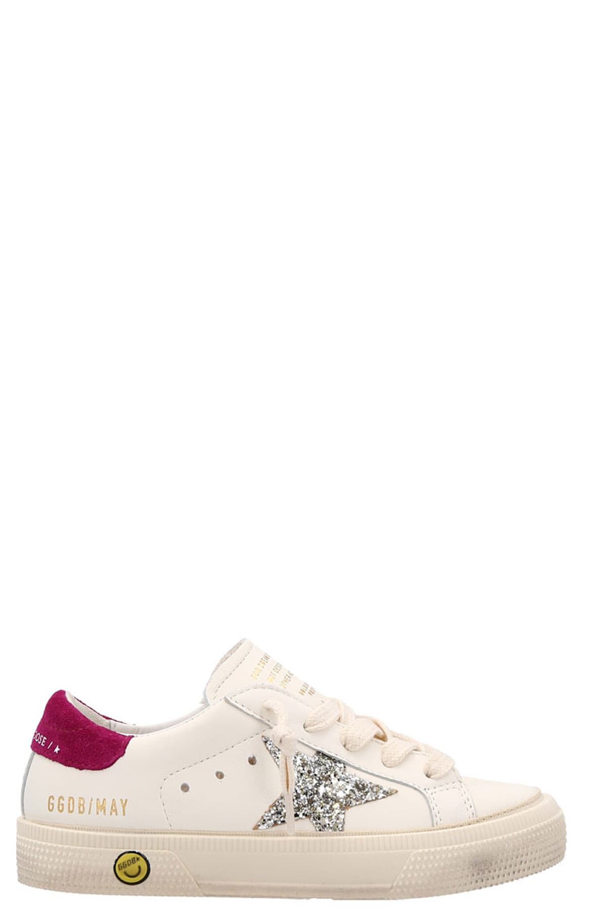 Golden Goose Kids' May Sneakers In White