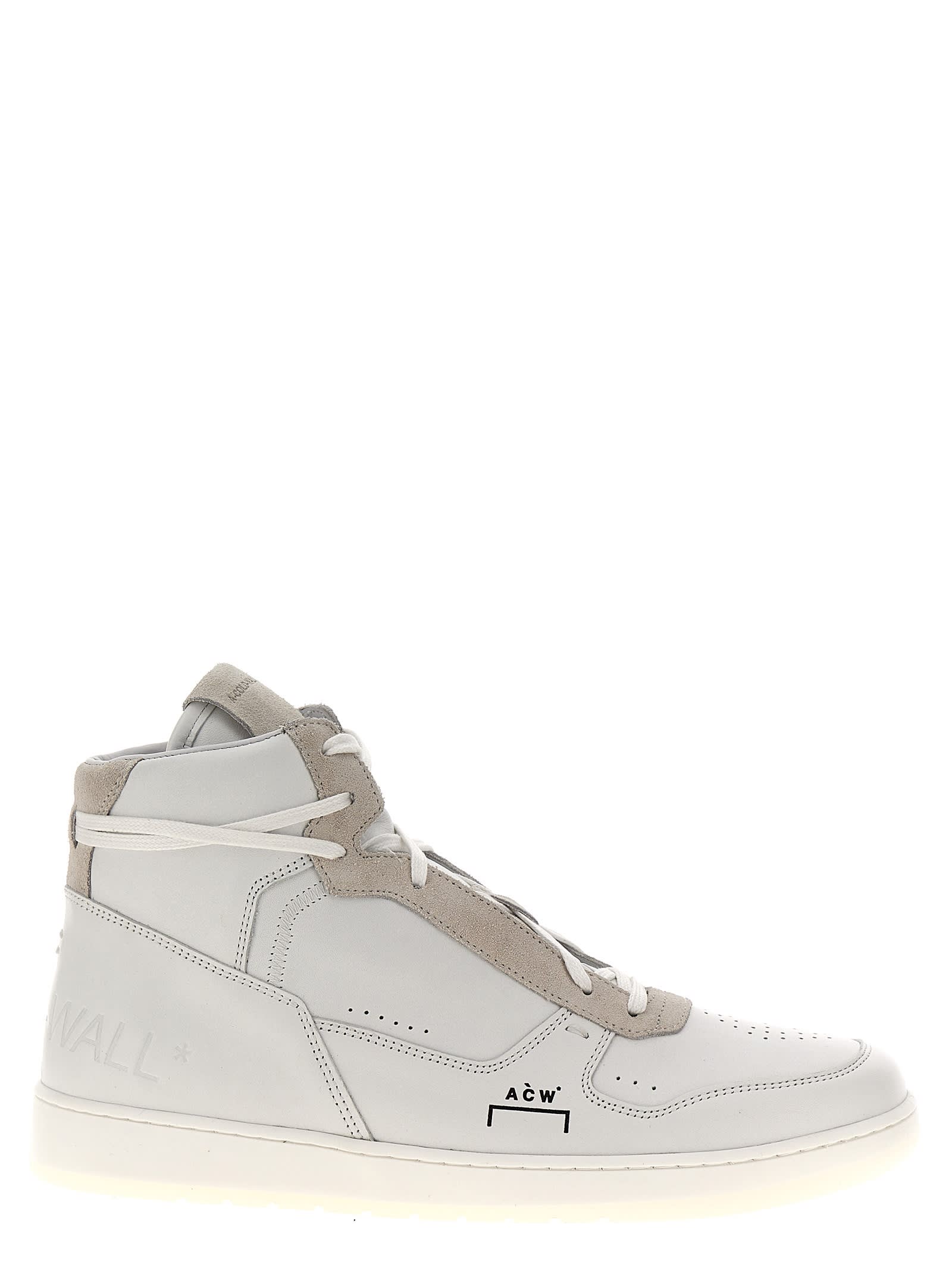 Shop A-cold-wall* Luol Hi Top Sneakers In White
