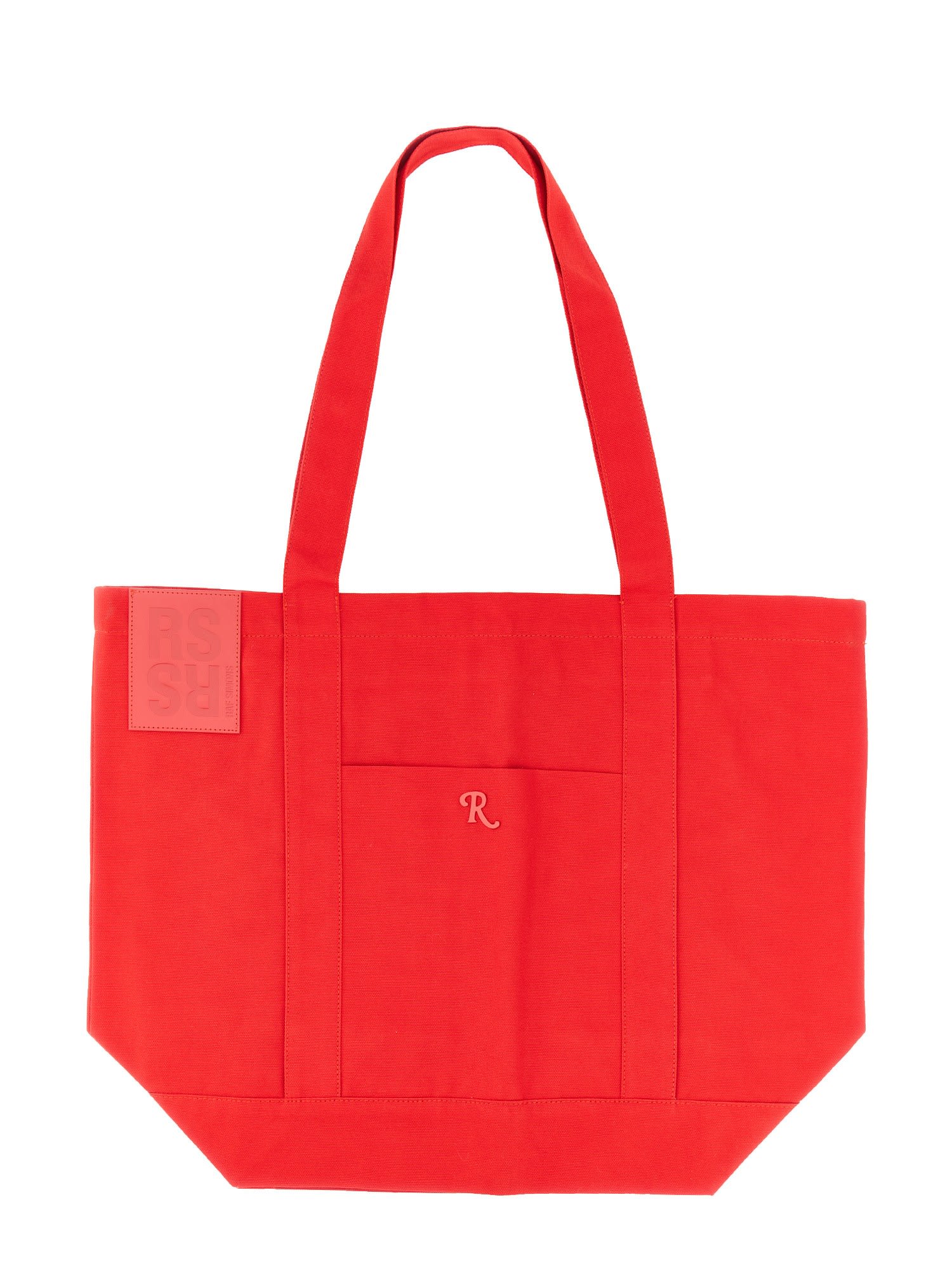 Raf Simons Tote Bag With Logo Patch