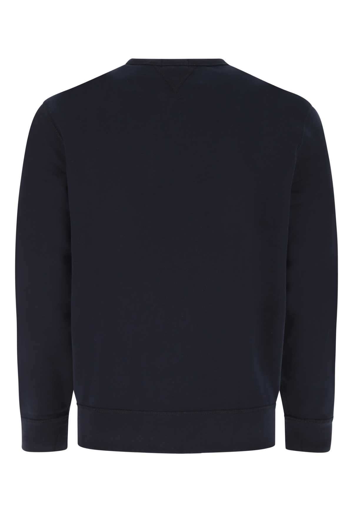 Shop Polo Ralph Lauren Dark Blue Cotton Blend Sweatshirt In 003