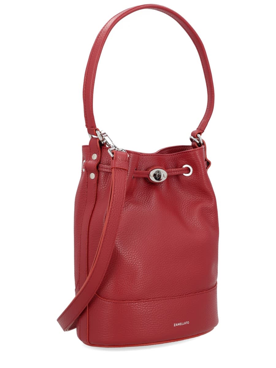 Zanellato Bag Monda In Burgundy