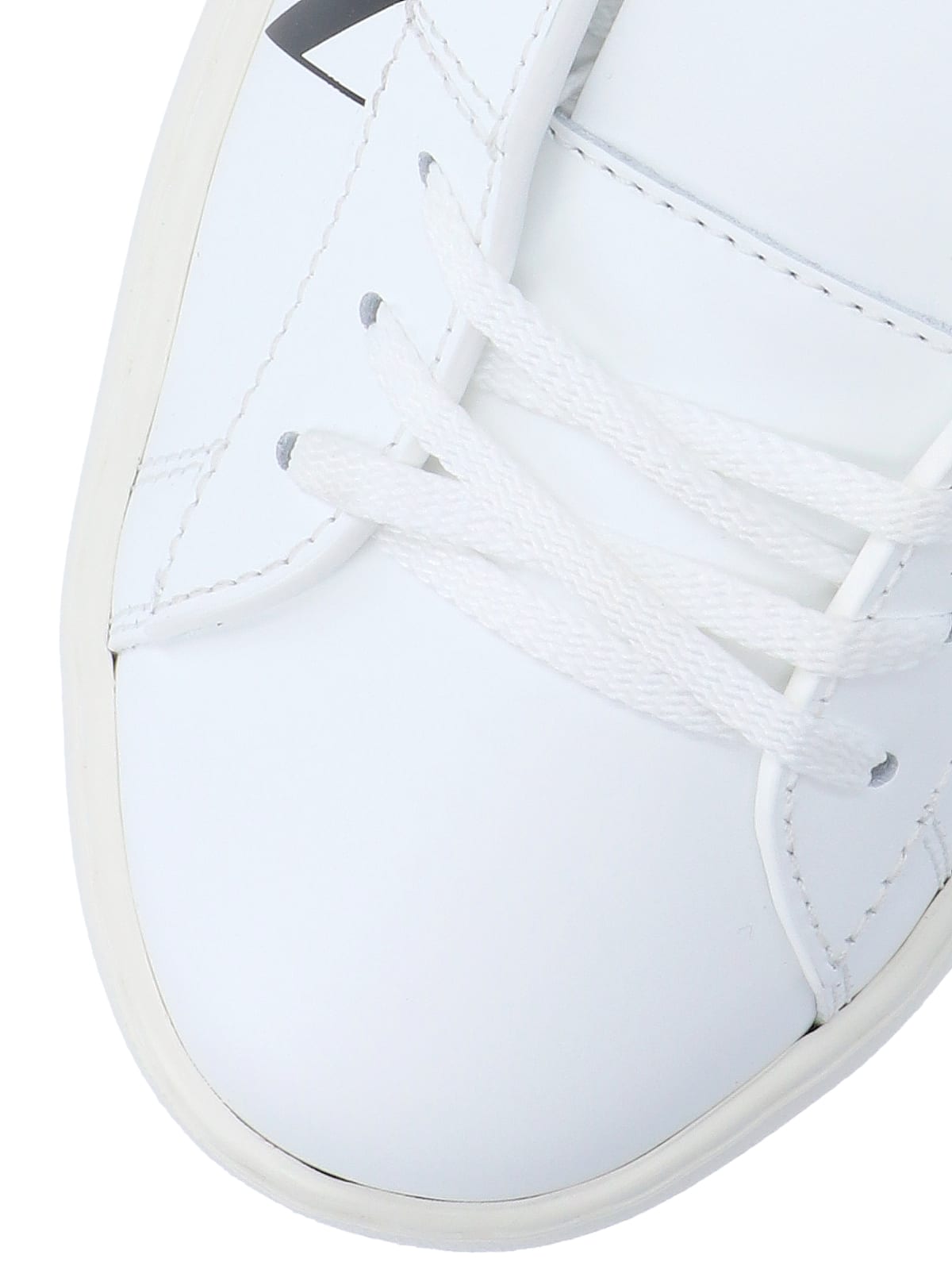 Shop Valentino Open Sneakers In White