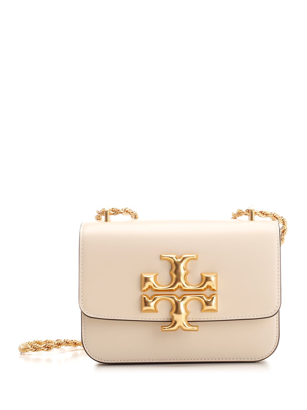 Shop Tory Burch Eleanor Shoulder Bag In Beige