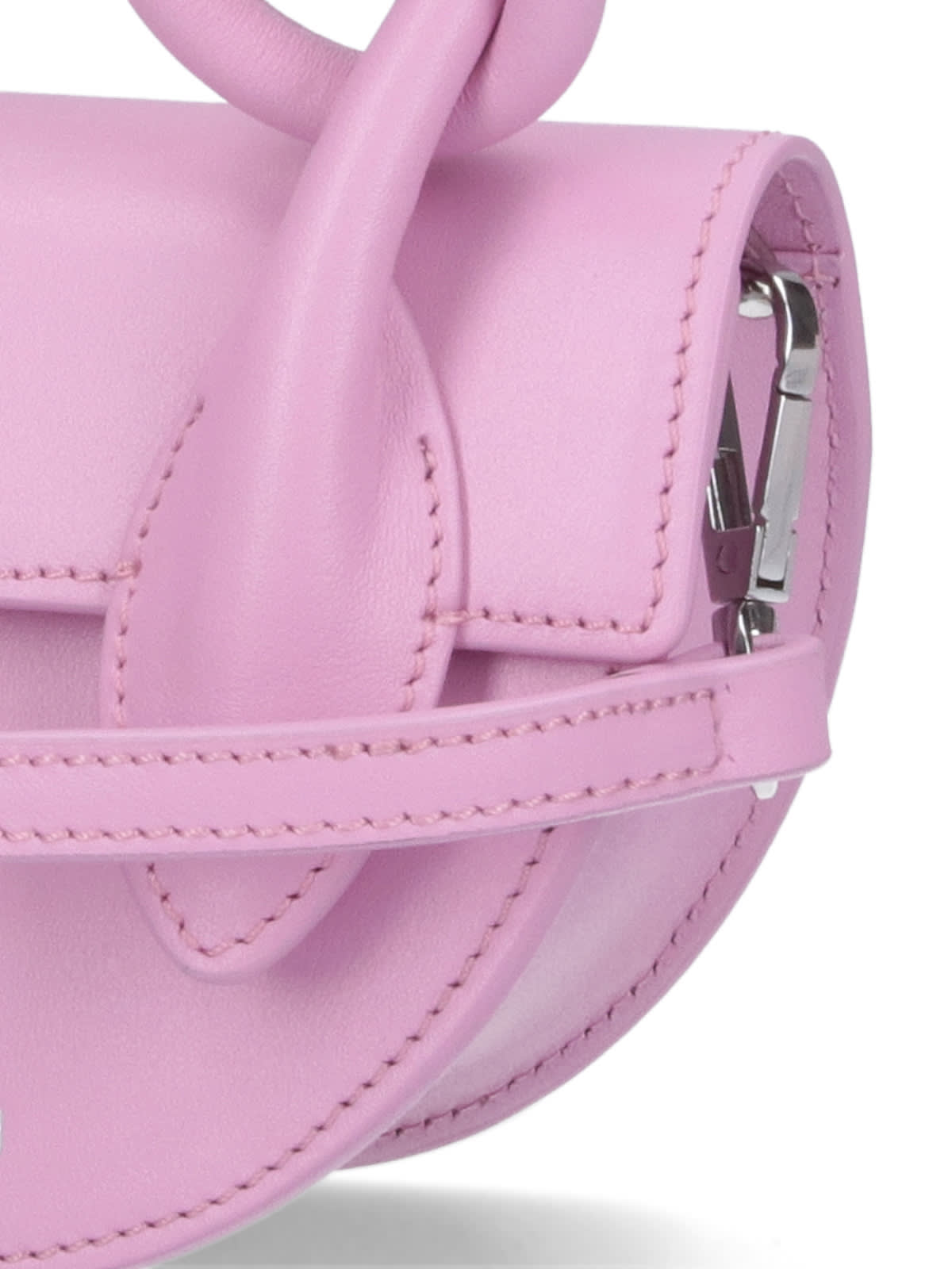 Shop Yuzefi Mini Bag Pretzel In Pink