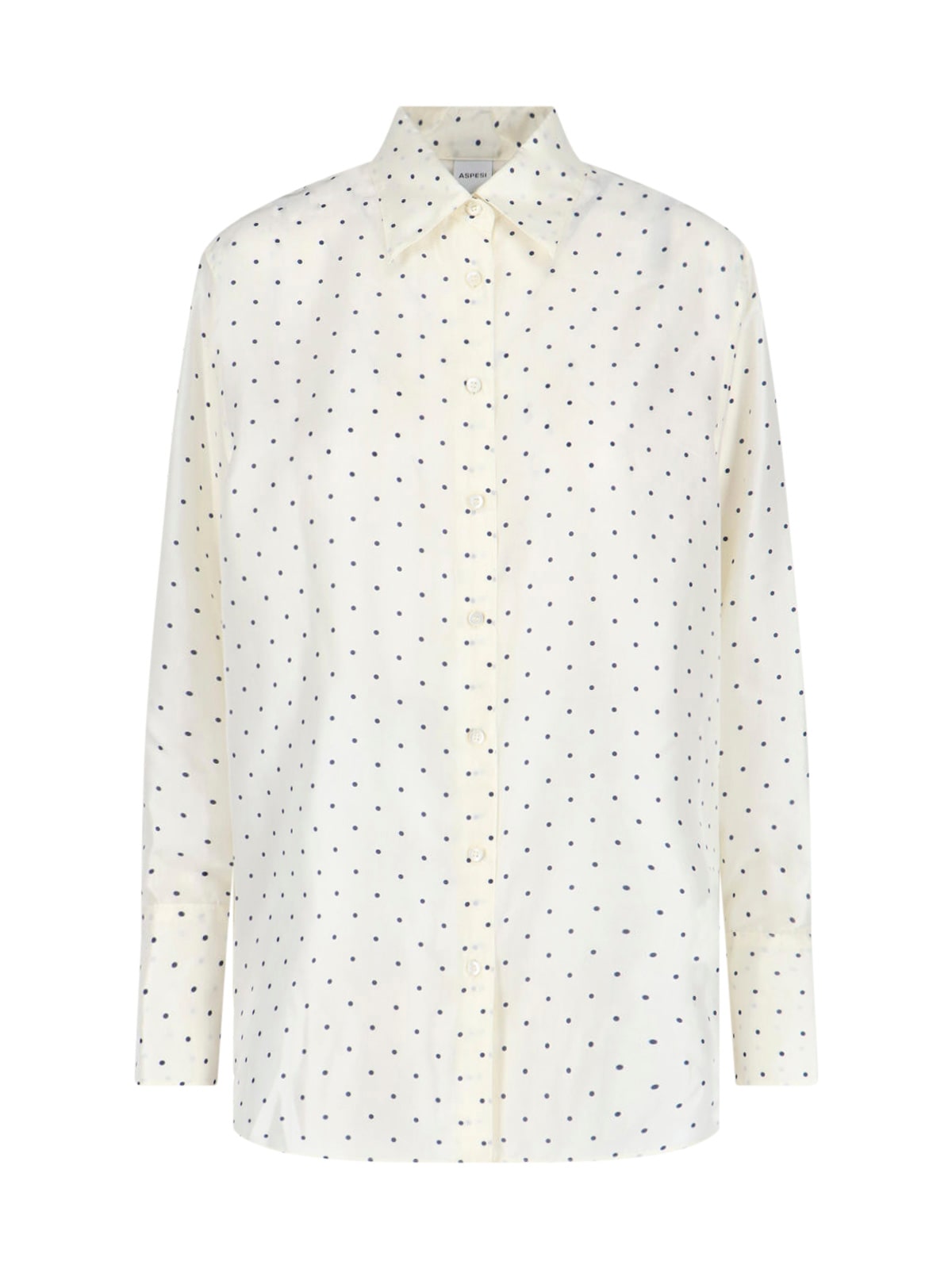 Aspesi Dot-printed Shirt In Neutral