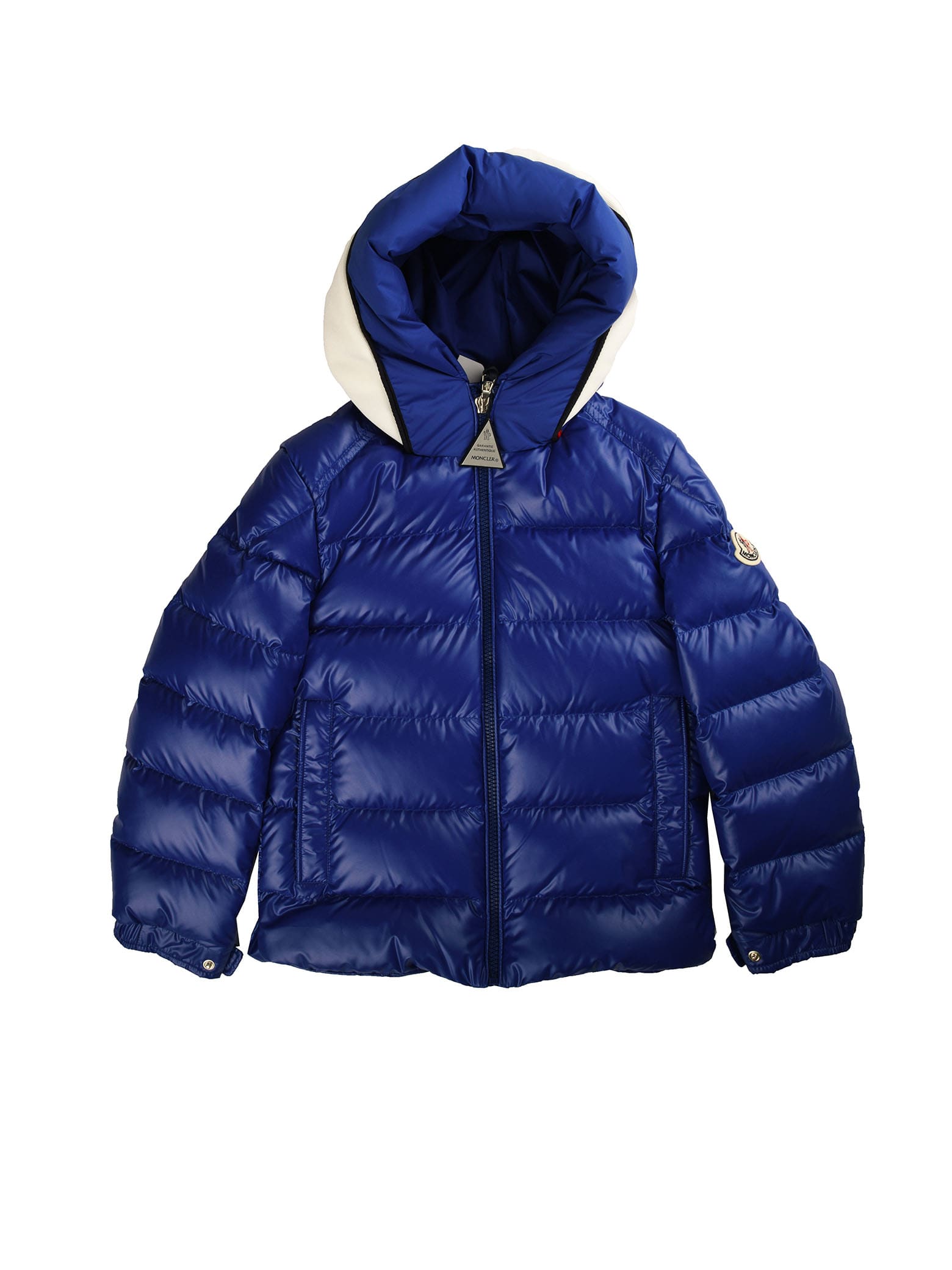 Moncler Bluette Jacket With Hood Writing
